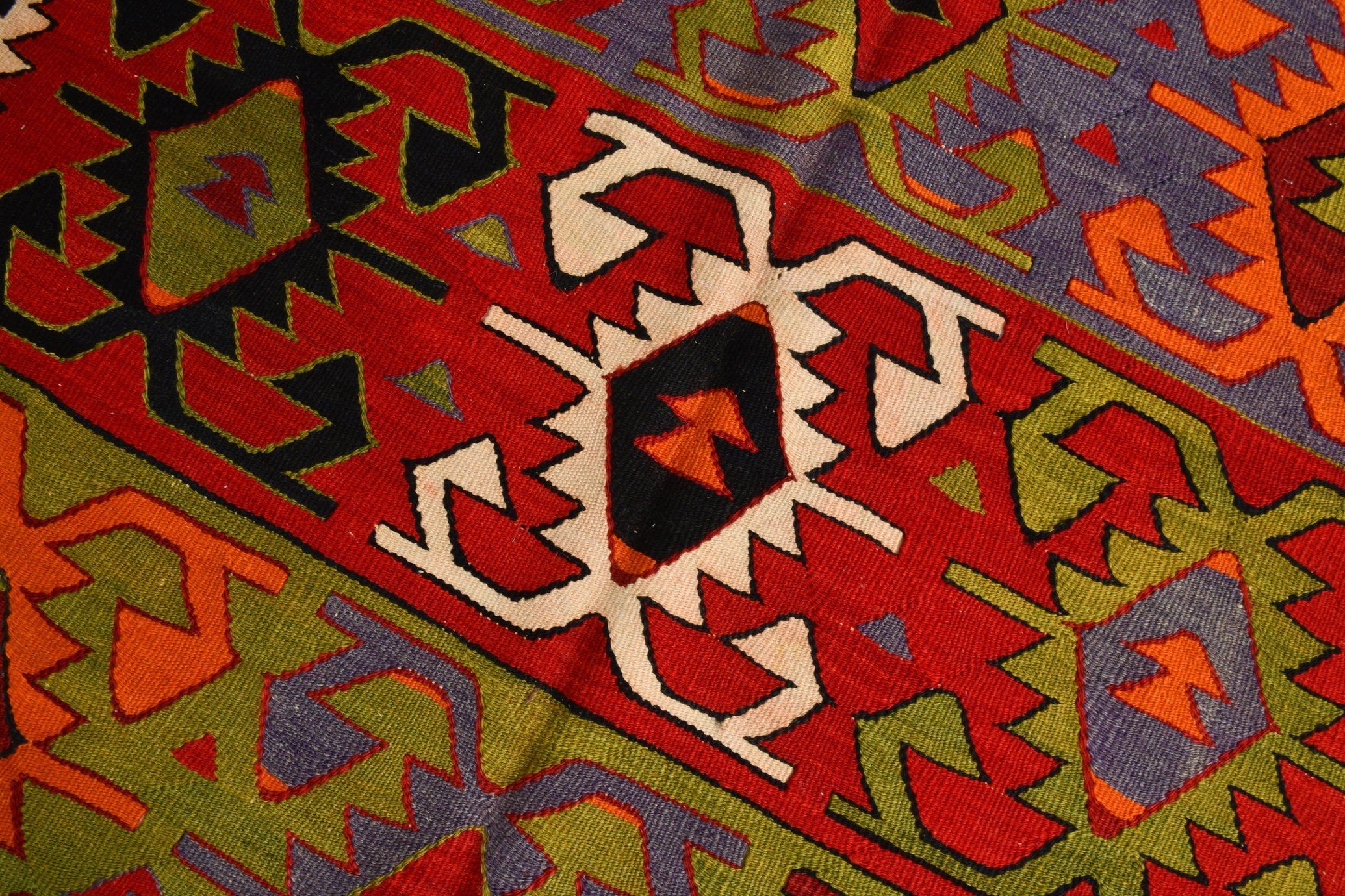 Turkish Kilim Old Rug 11’6’ x 5’3’
