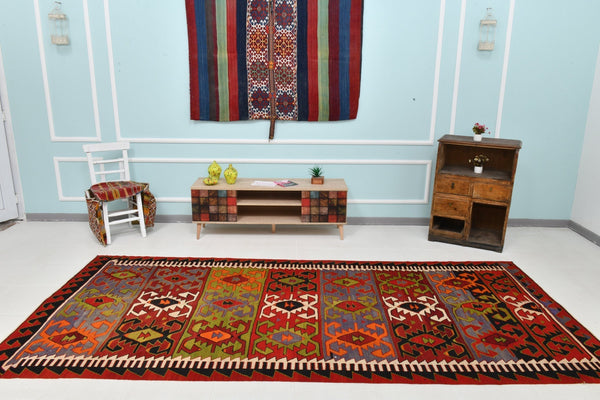 Turkish Kilim Old Rug 11’6’ x 5’3’