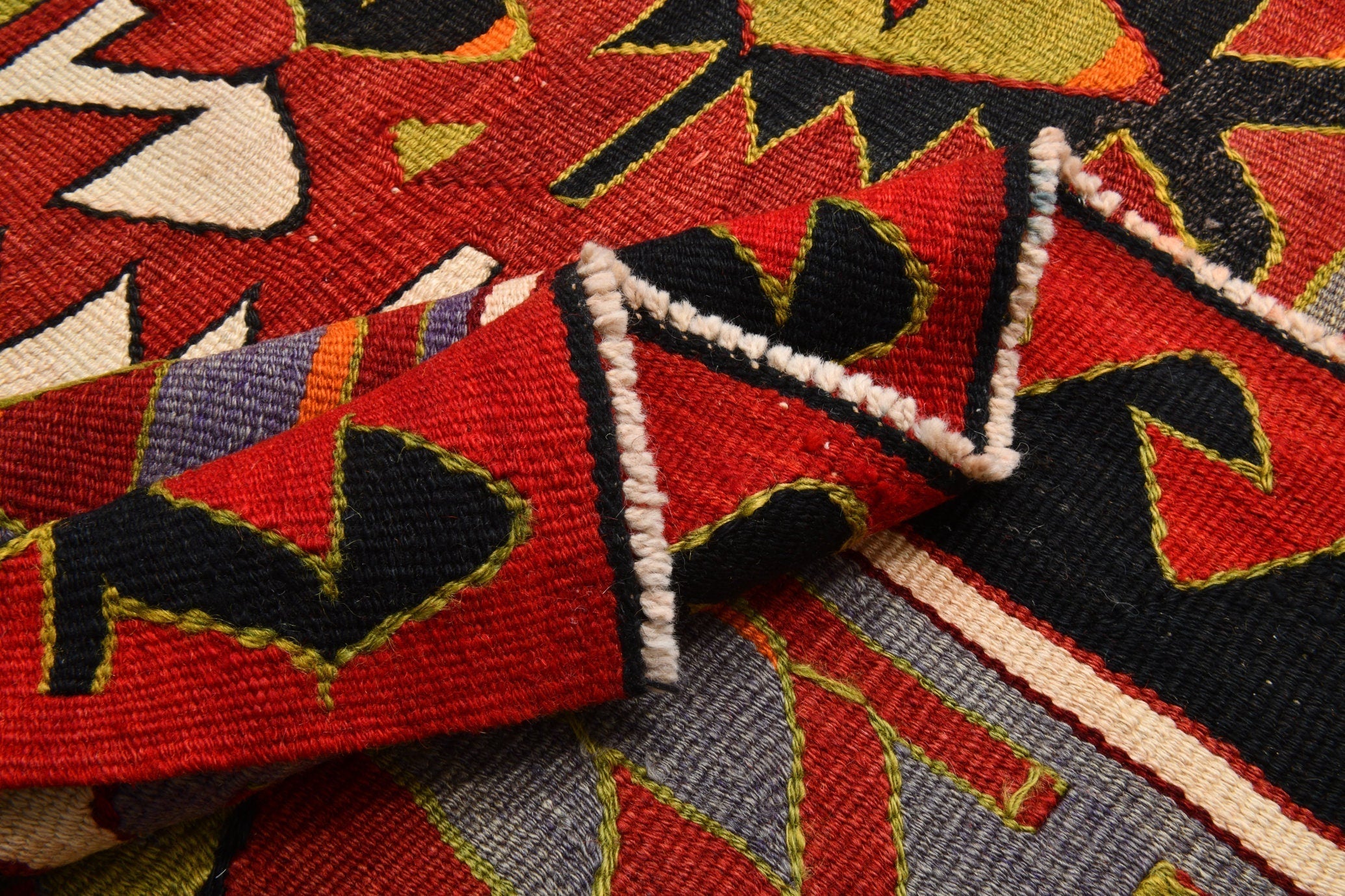 Turkish Kilim Old Rug 11’6’ x 5’3’