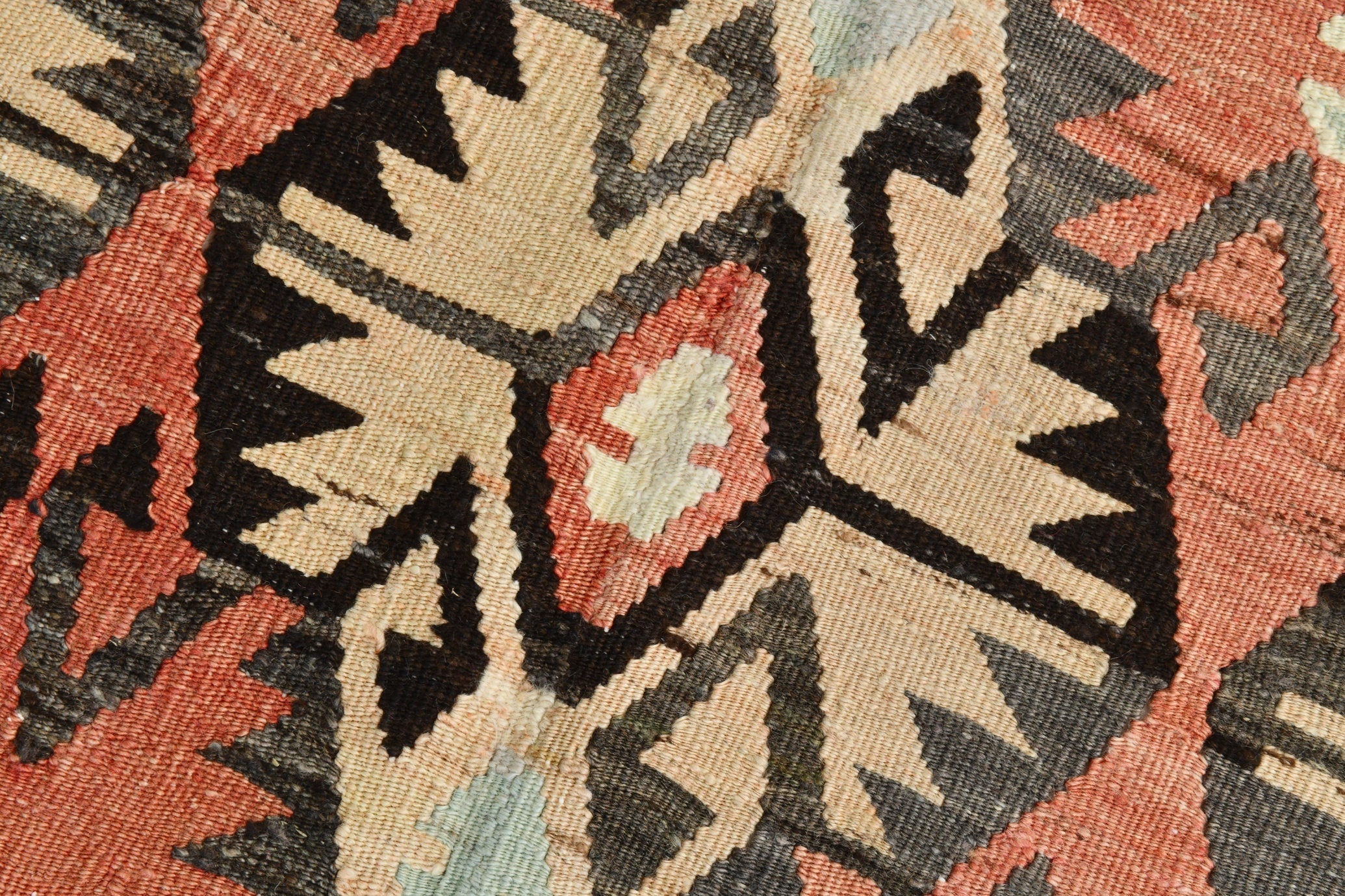 Turkish Kilim Old Rug 12’4’’ x 5’9’’