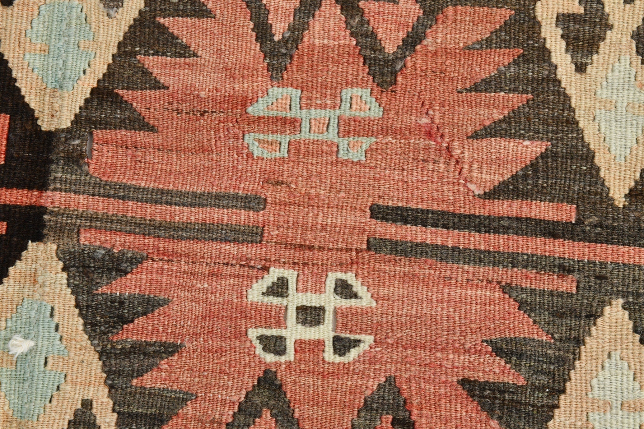 Turkish Kilim Old Rug 12’4’’ x 5’9’’