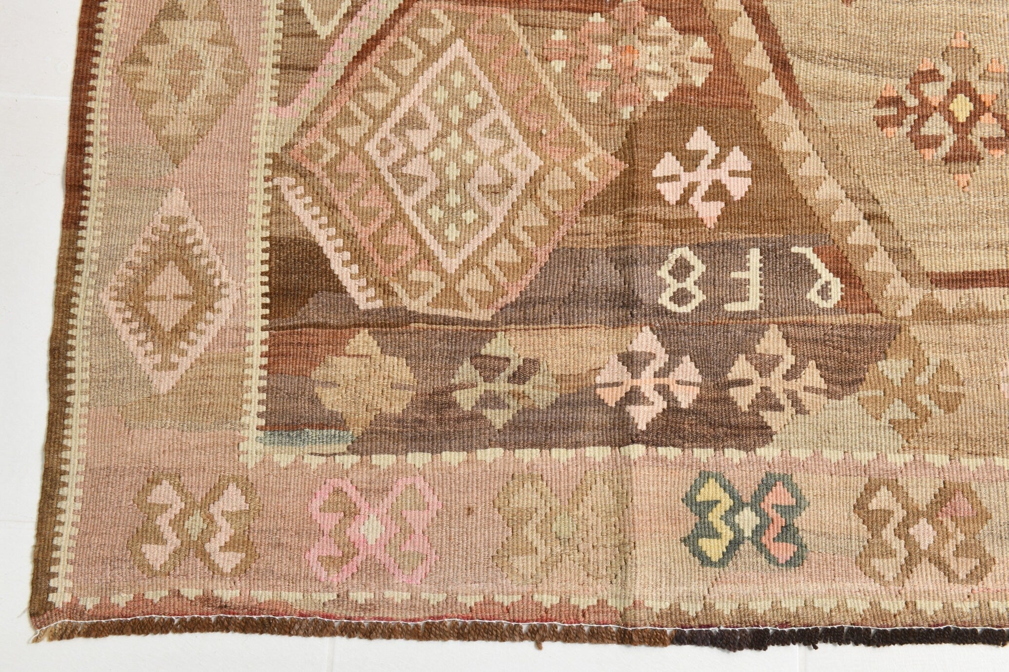Turkish Kilim Old Rug 12’6’’ x 7’1’’