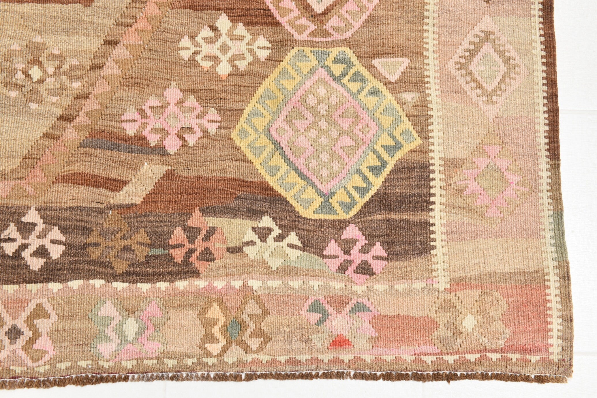 Turkish Kilim Old Rug 12’6’’ x 7’1’’