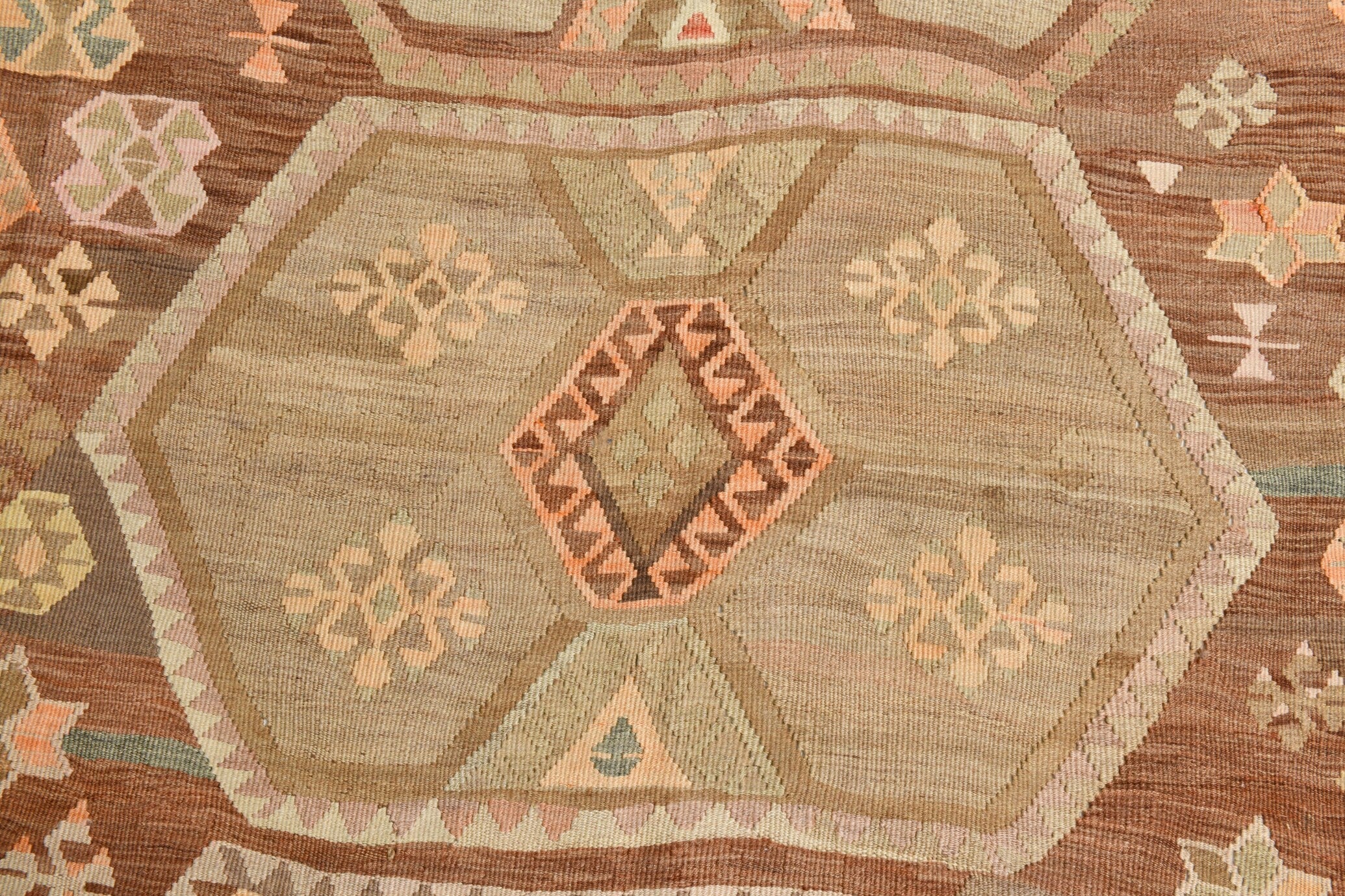 Turkish Kilim Old Rug 12’6’’ x 7’1’’