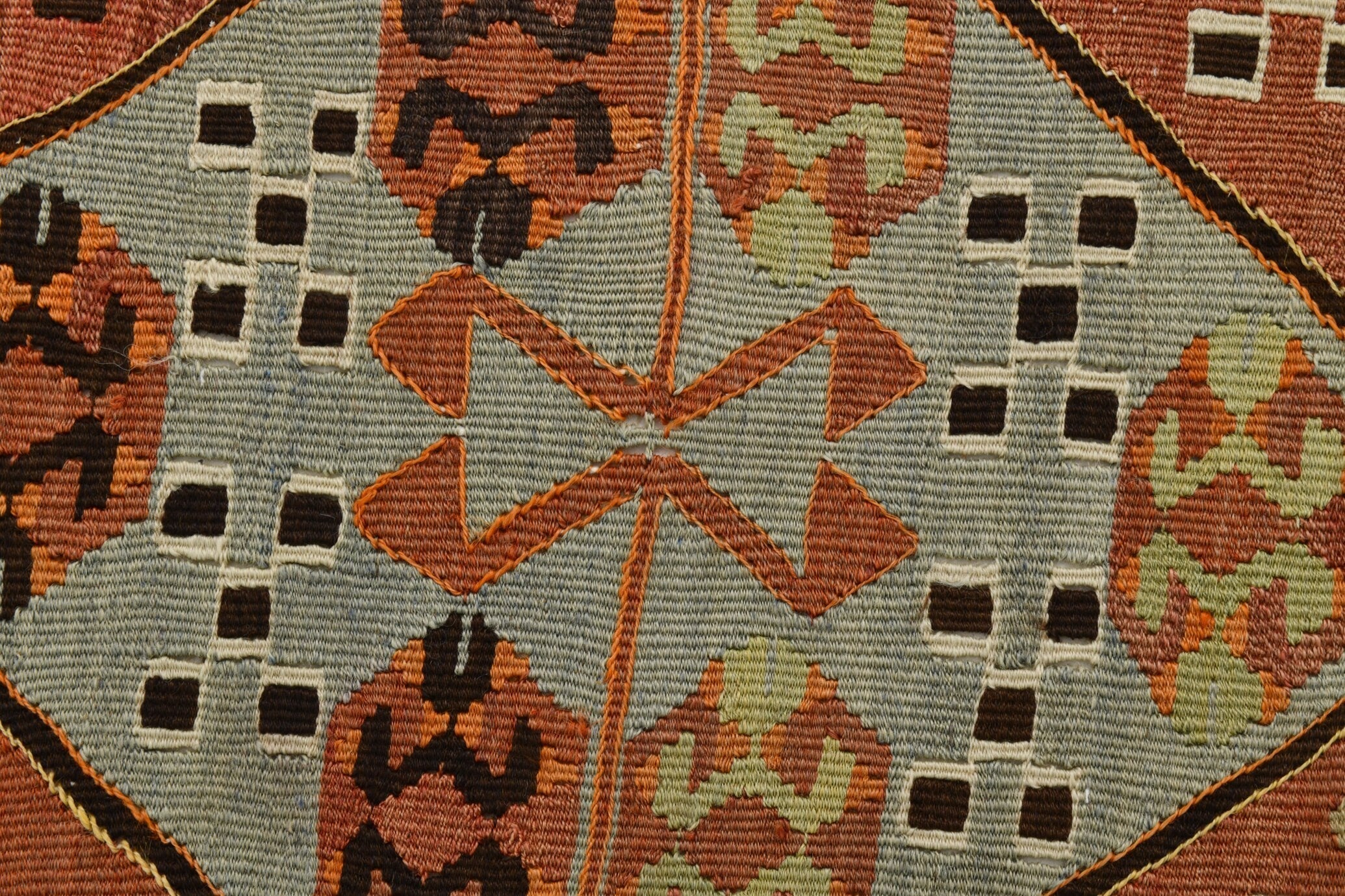 Turkish Kilim Old Rug 13’2’ x 5’9’