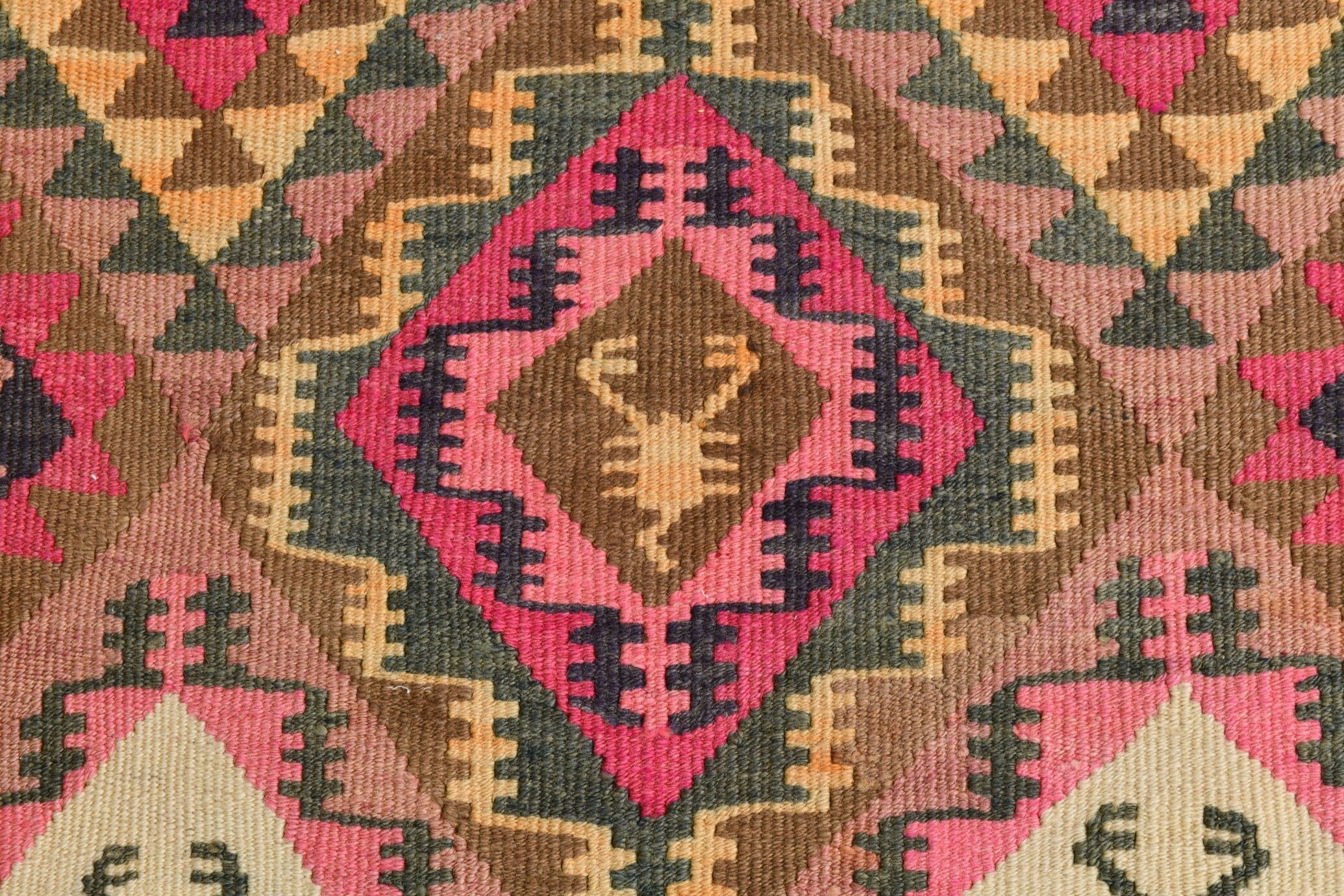 Turkish Kilim Old Rug 2’10’ x 13’0’