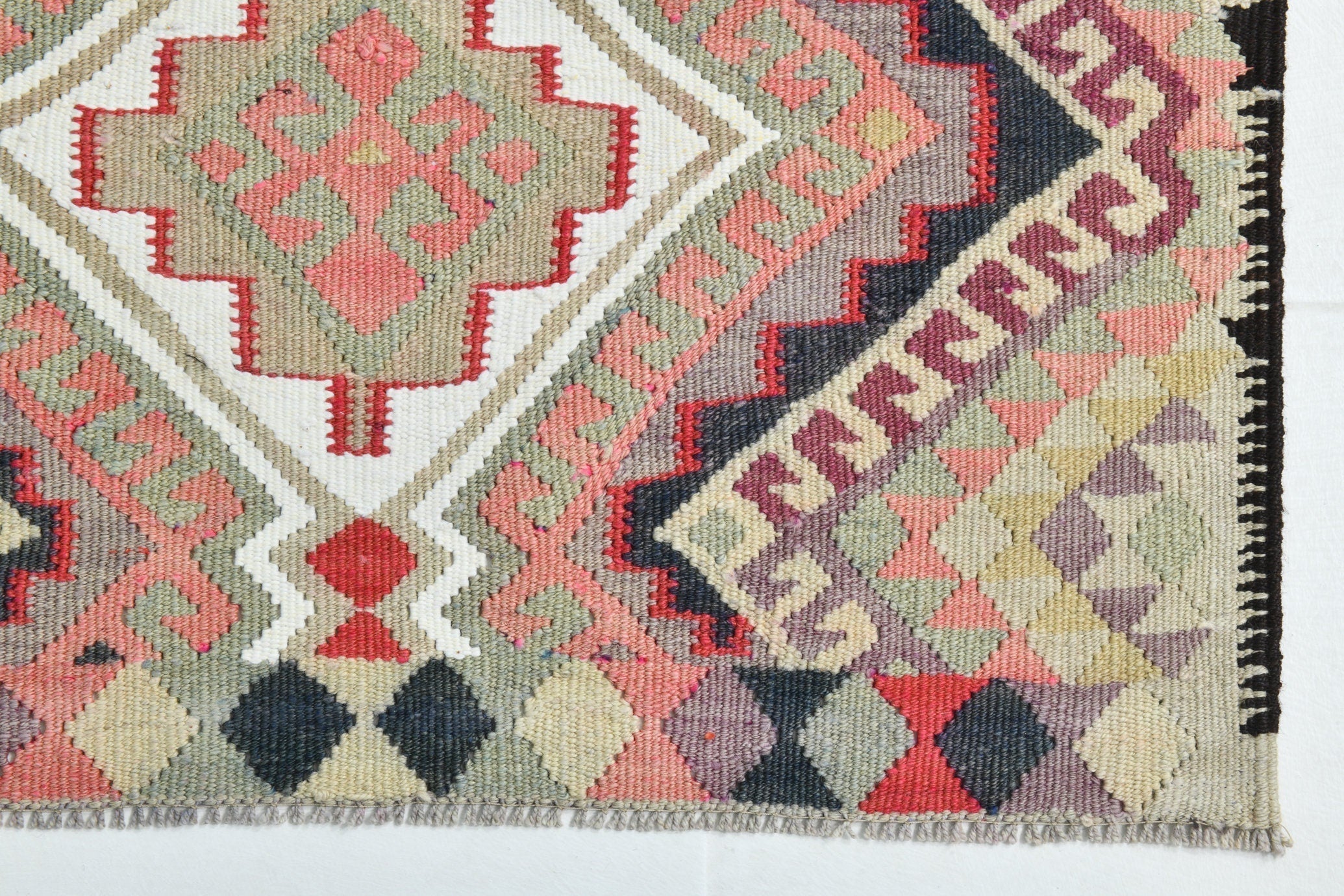 Turkish Kilim Old Rug 2’11’ x 14’0’