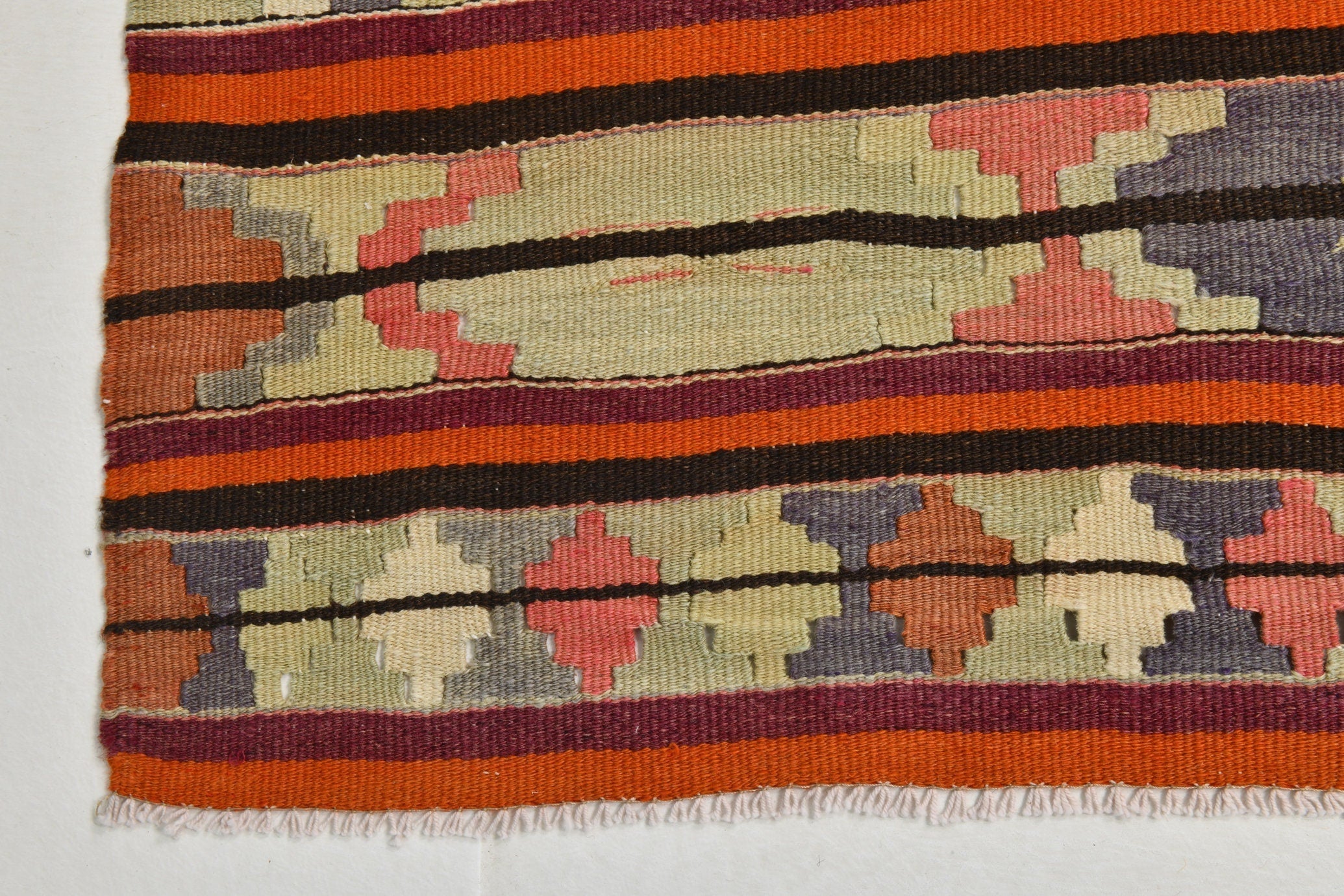 Turkish Kilim Old Rug 2’8’ x 13’4’