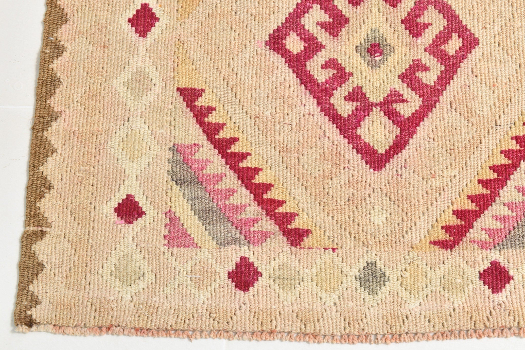 Turkish Kilim Old Rug 3’1’ x 12’2’