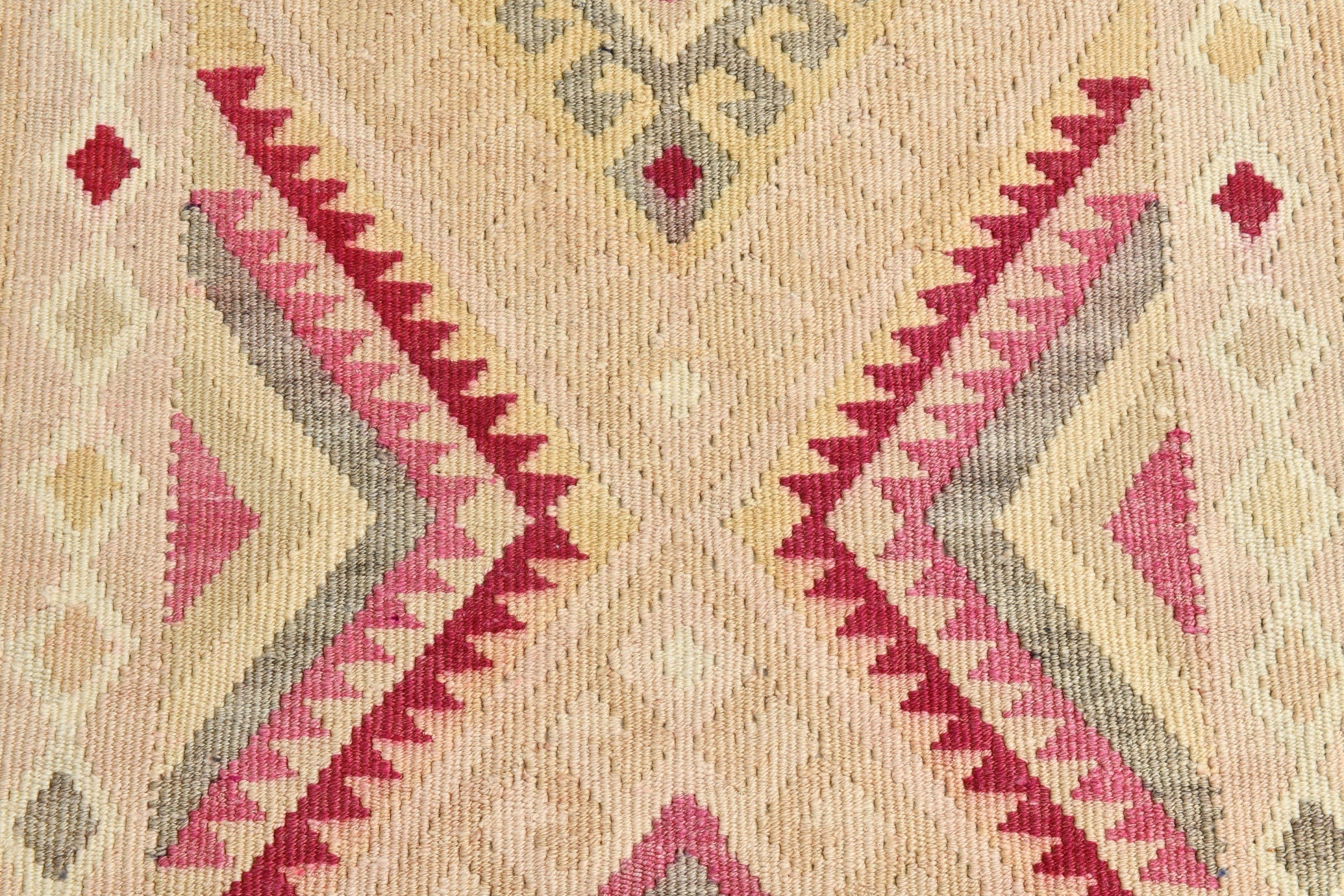 Turkish Kilim Old Rug 3’1’ x 12’2’