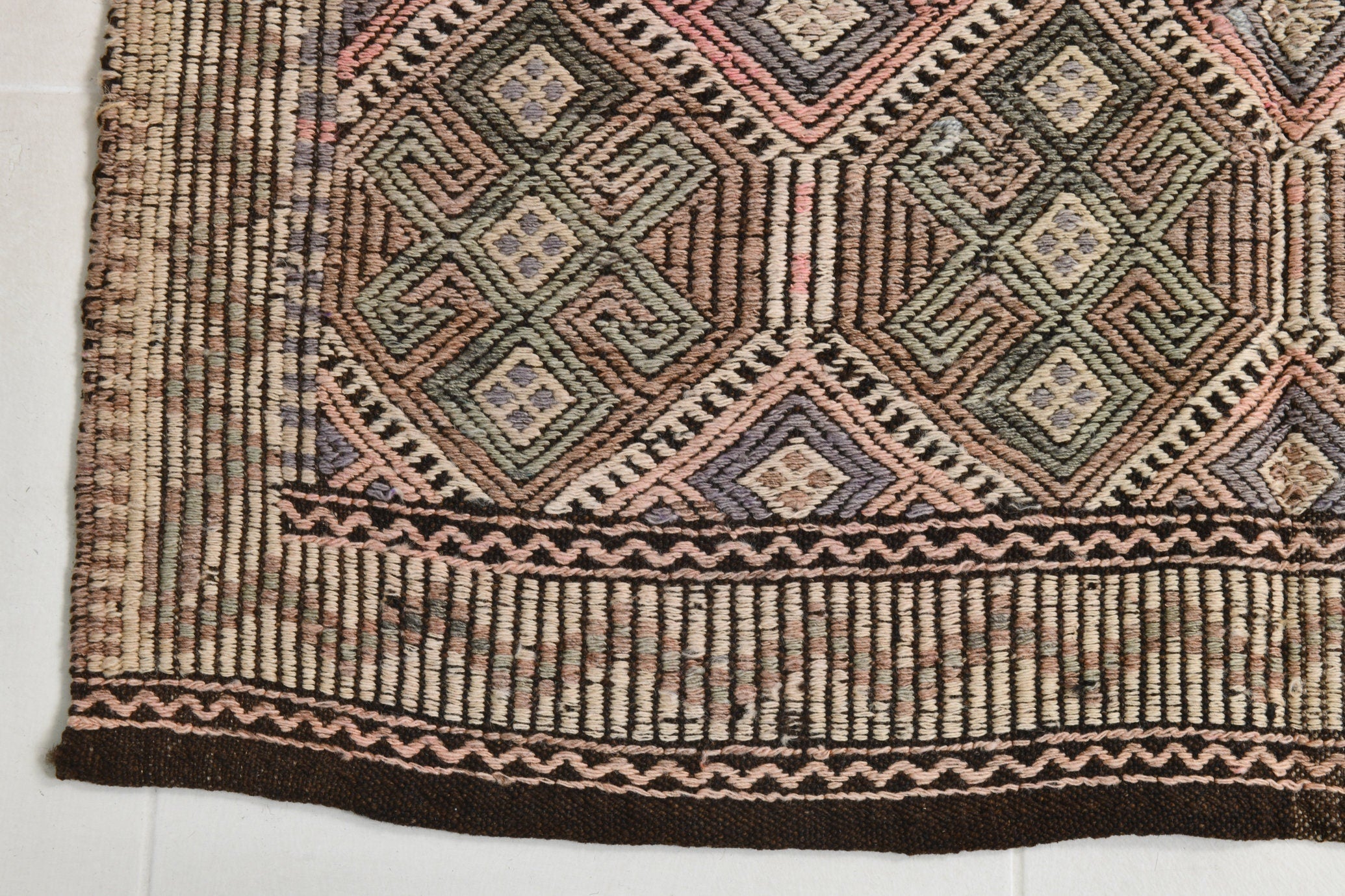 Turkish Kilim Old Rug 3’10’’ x 7’5’’