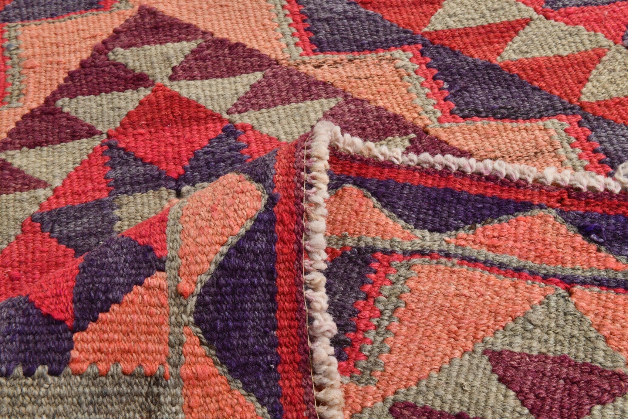 Turkish Kilim Old Rug 3’3’ x 11’3’