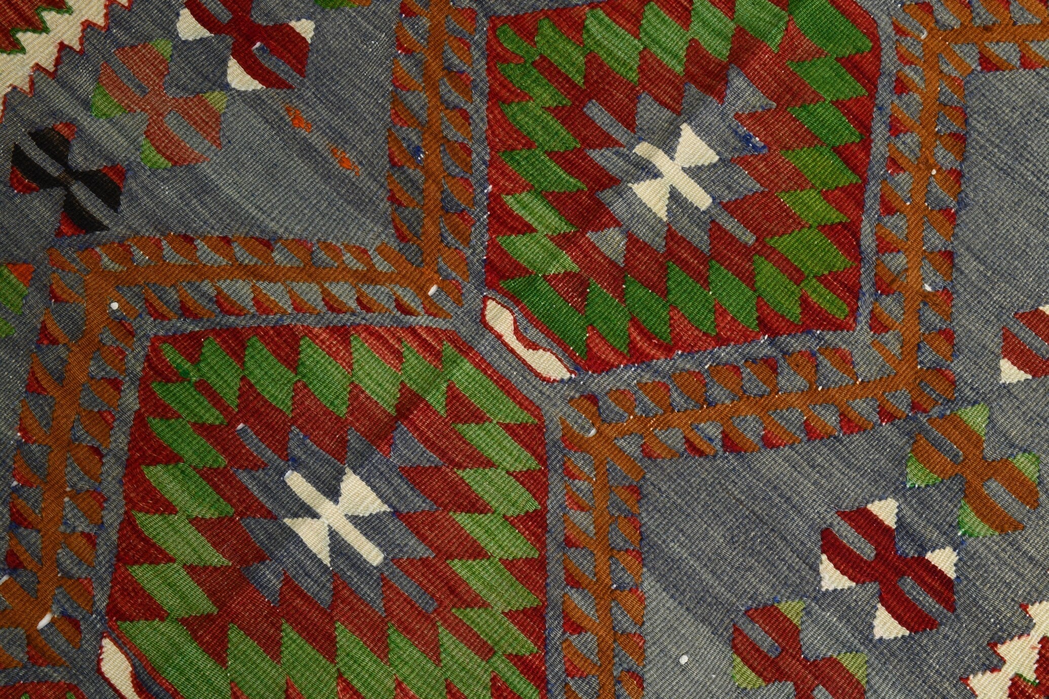 Turkish Kilim Old Rug 4’0’’ x 6’3’’