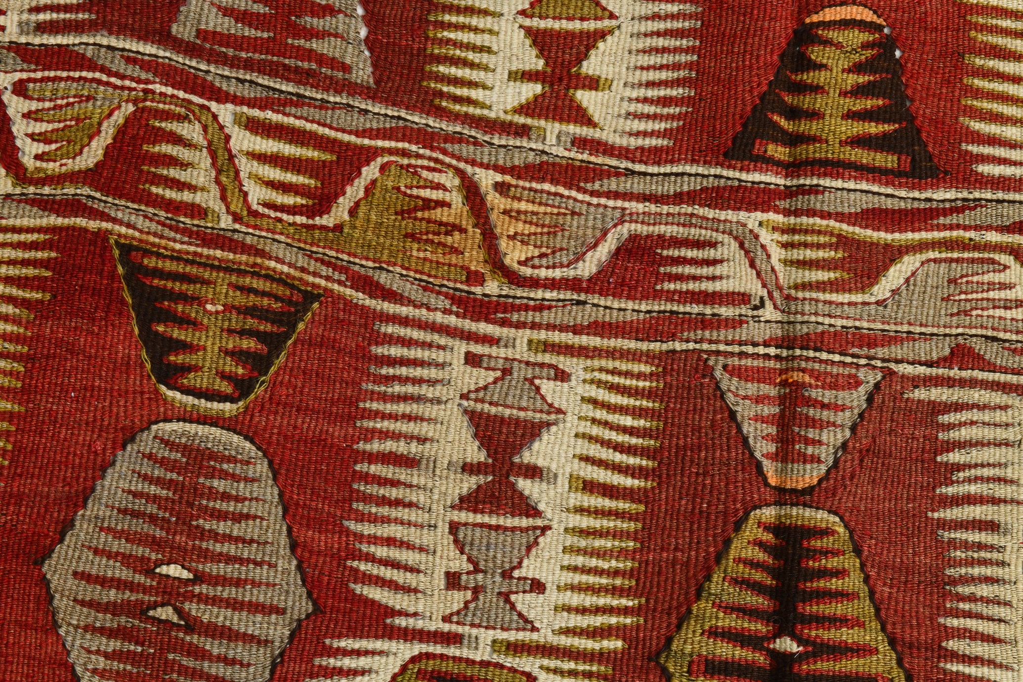 Turkish Kilim Old Rug 4’1’’ x 8’12’’