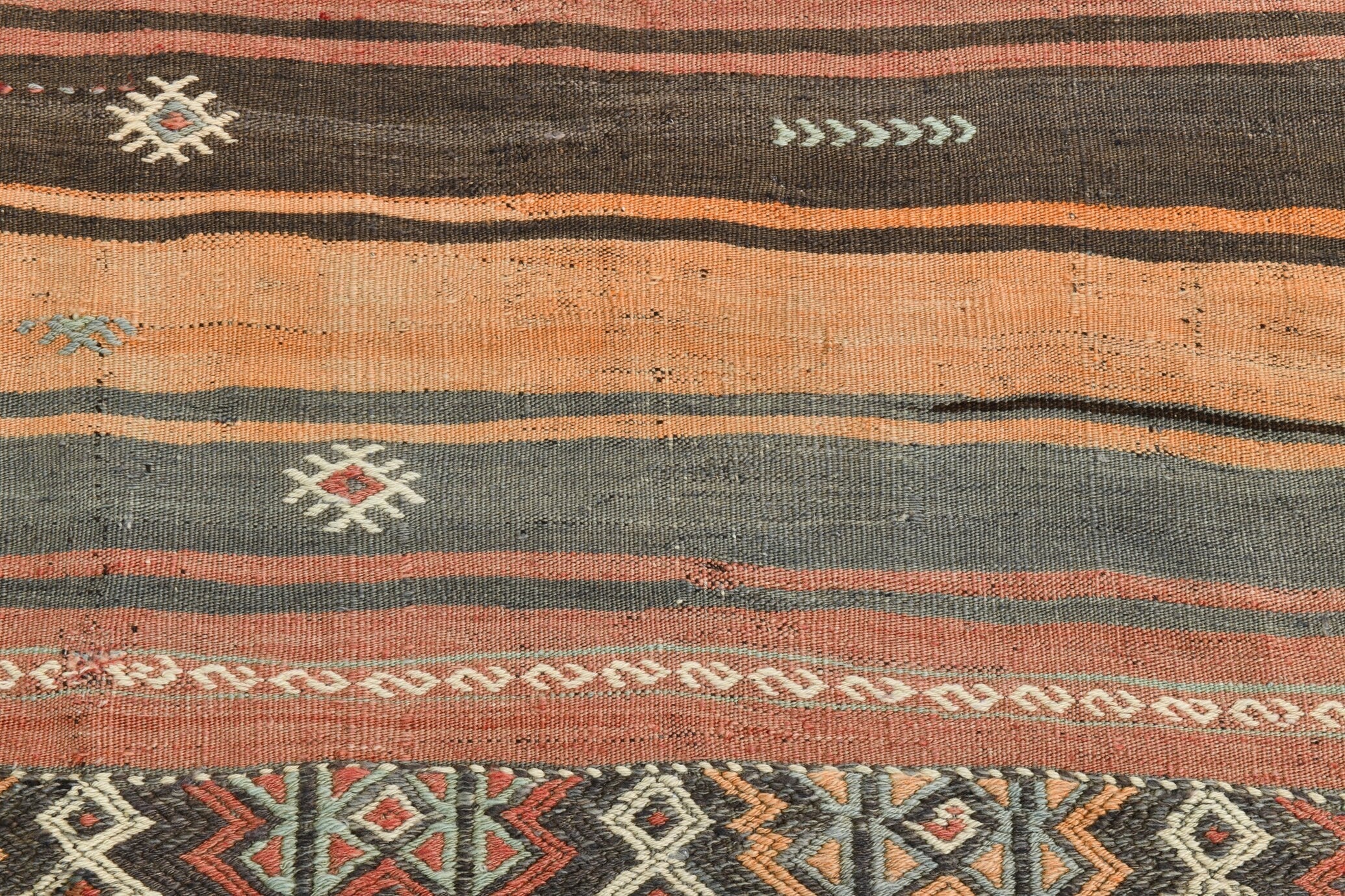 Turkish Kilim Old Rug 4’10’’ x 6’0’’