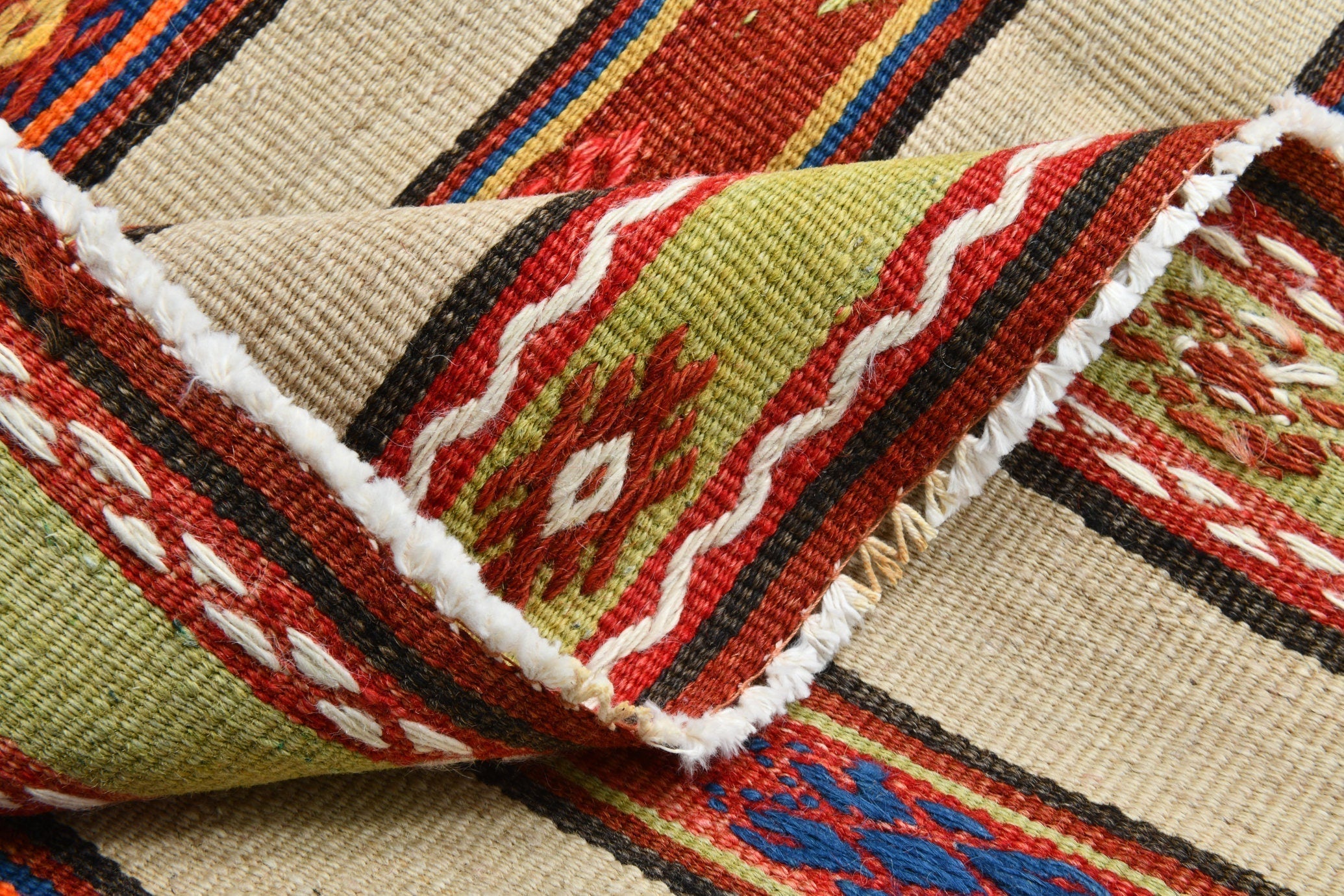Turkish Kilim Old Rug 4’10’’ x 7’9’’