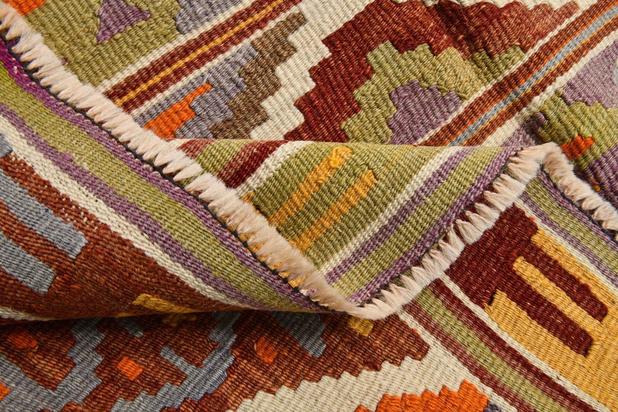 Turkish Kilim Old Rug 4’11’’ x 9’7’’