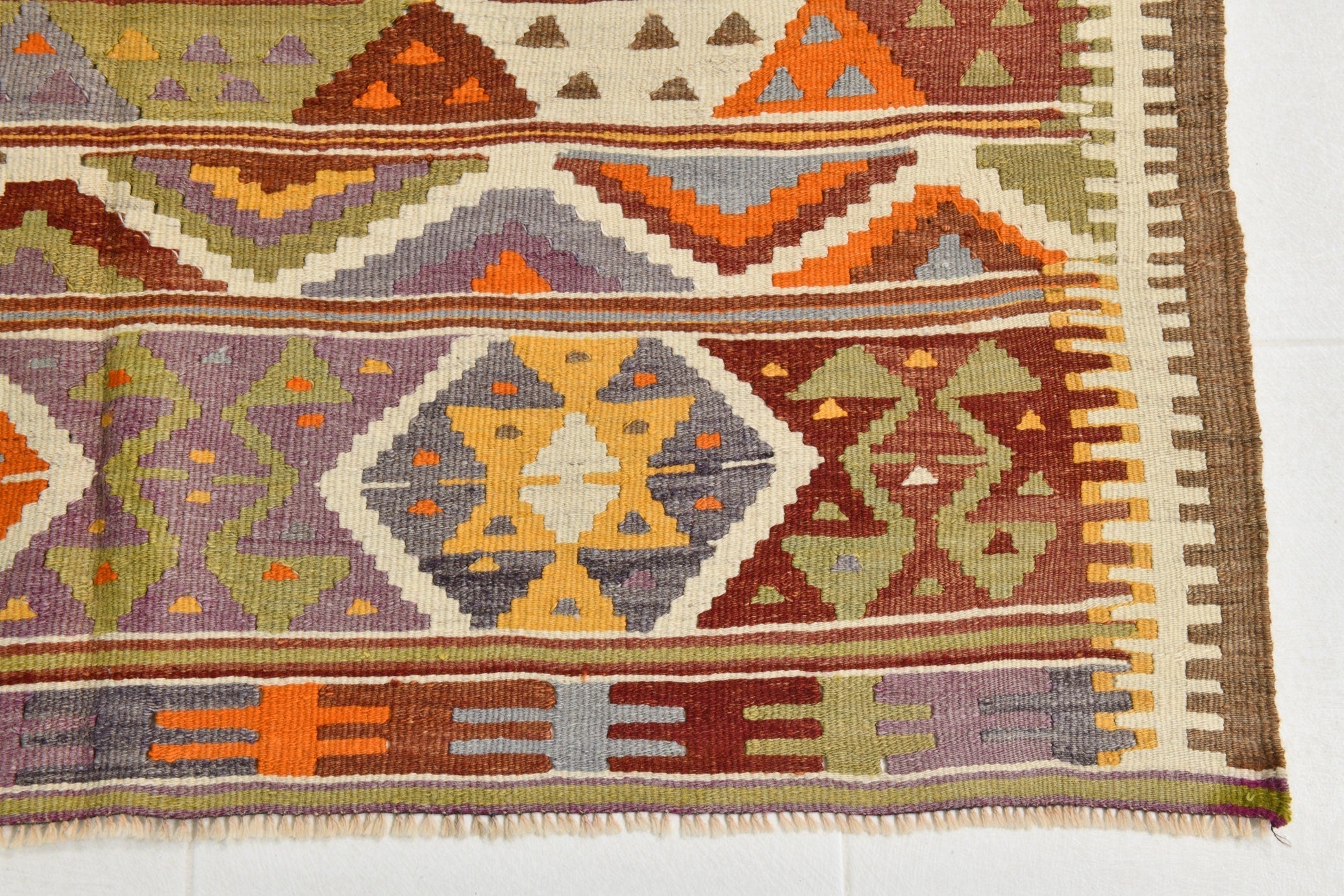 Turkish Kilim Old Rug 4’11’’ x 9’7’’