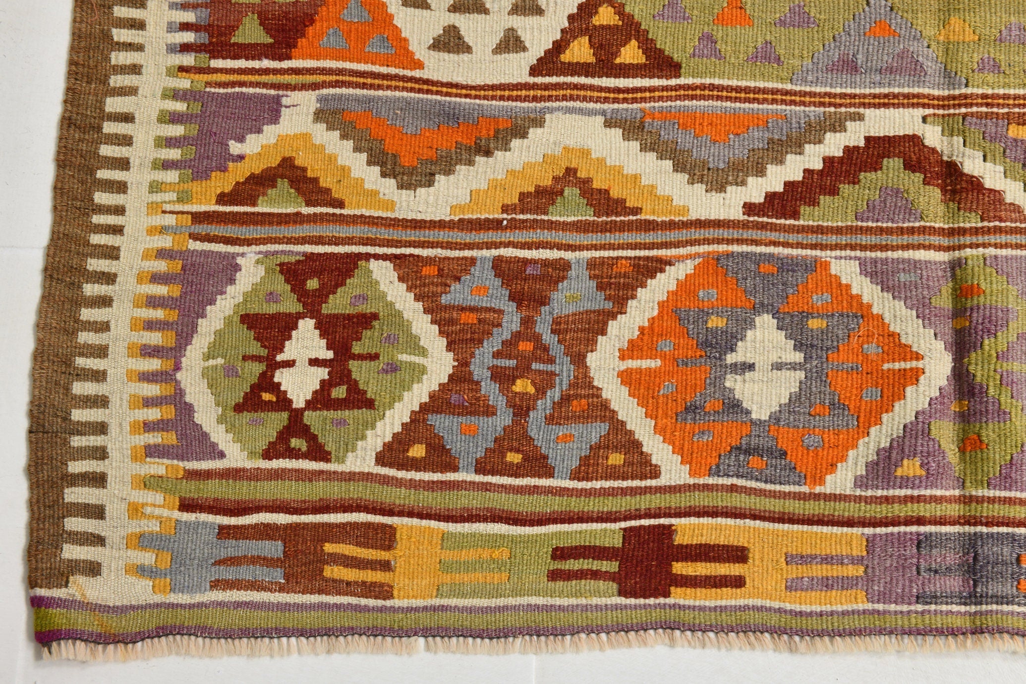 Turkish Kilim Old Rug 4’11’’ x 9’7’’
