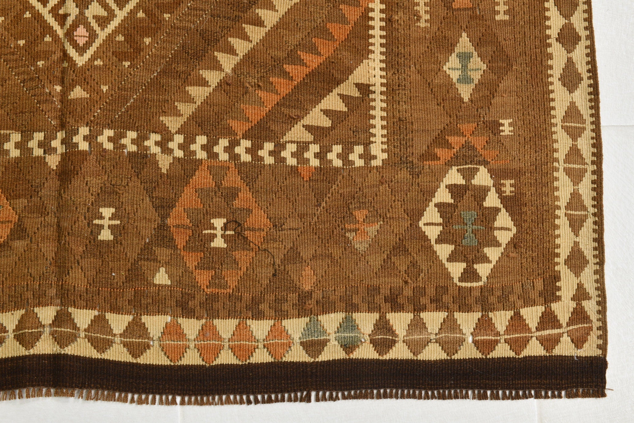 Turkish Kilim Old Rug 4’2’ x 11’3’