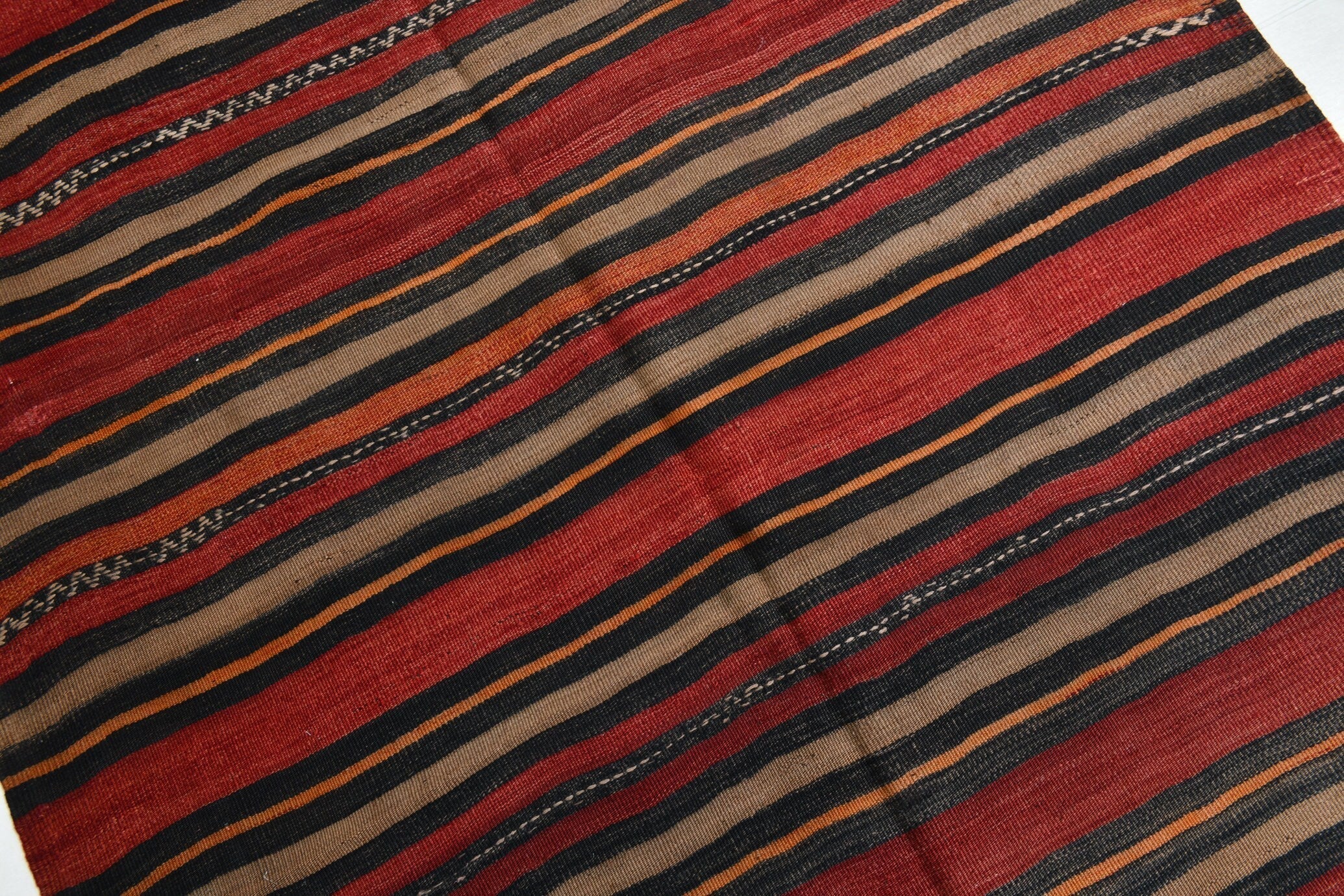 Turkish Kilim Old Rug 4’4’’ x 6’6’’