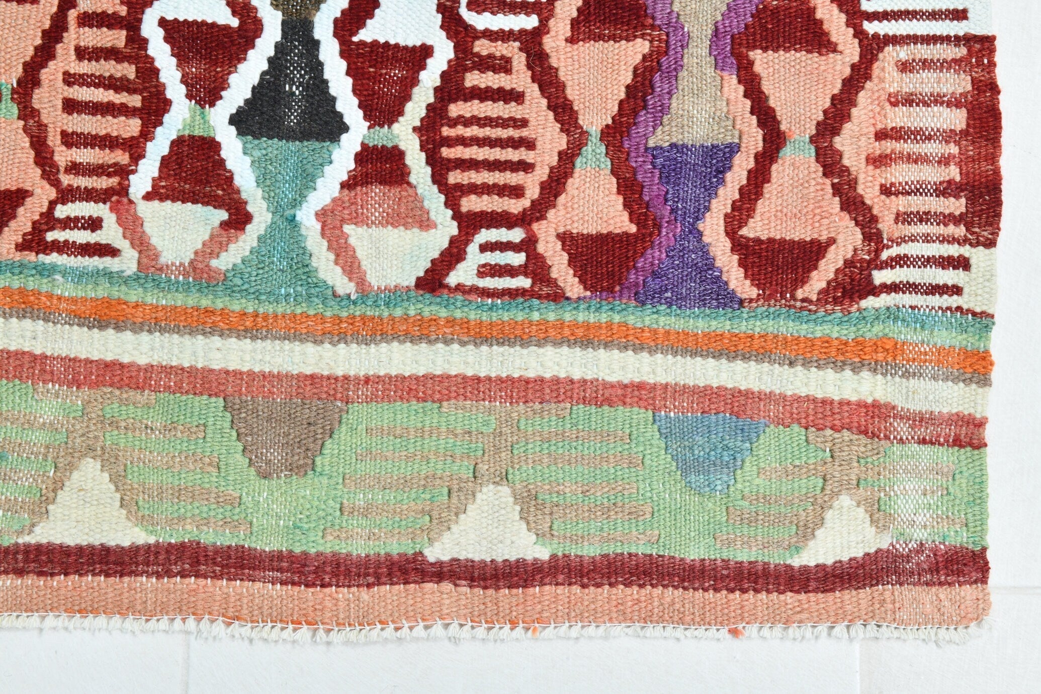 Turkish Kilim Old Rug 4’4’’ x 7’5’’