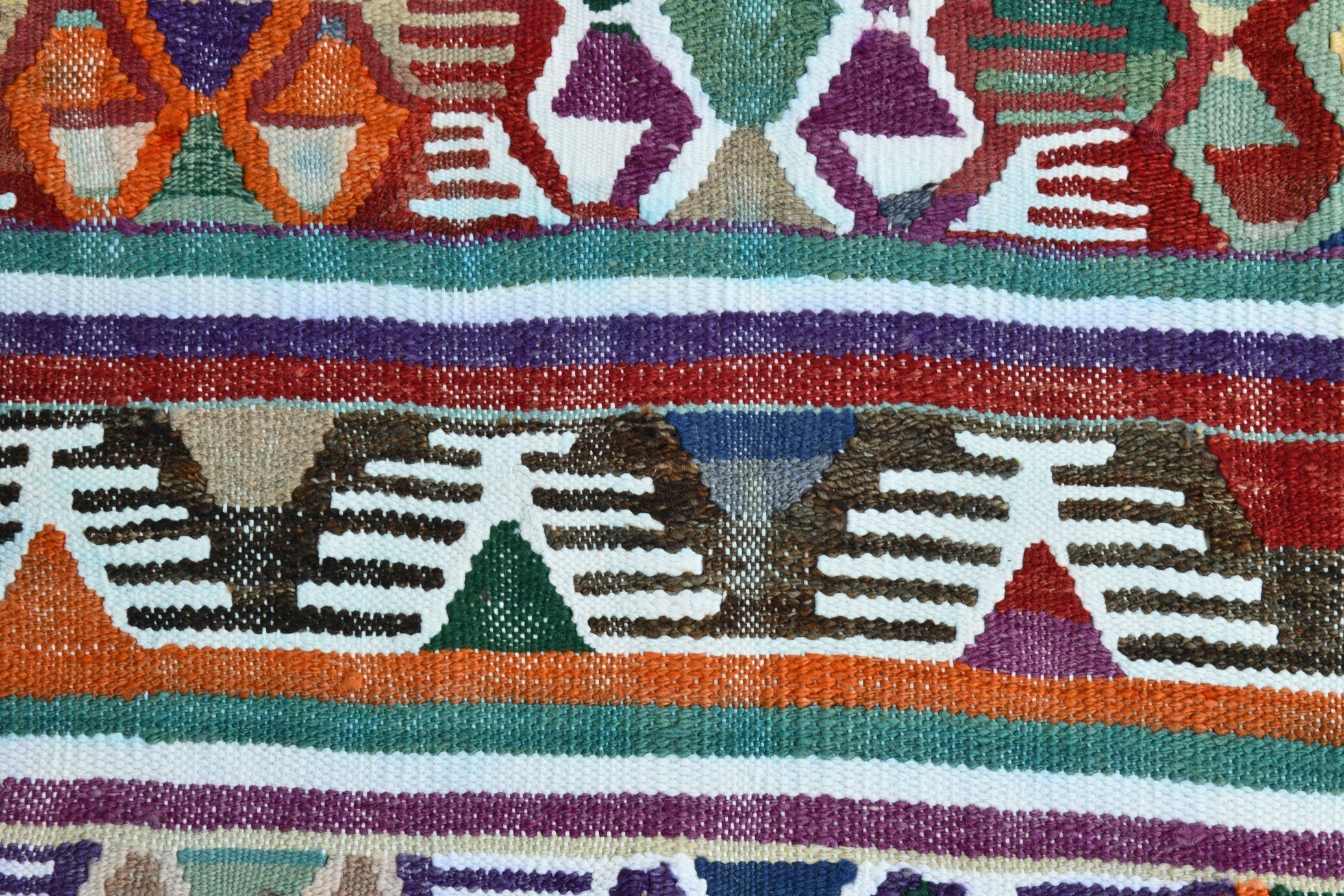 Turkish Kilim Old Rug 4’4’’ x 7’5’’