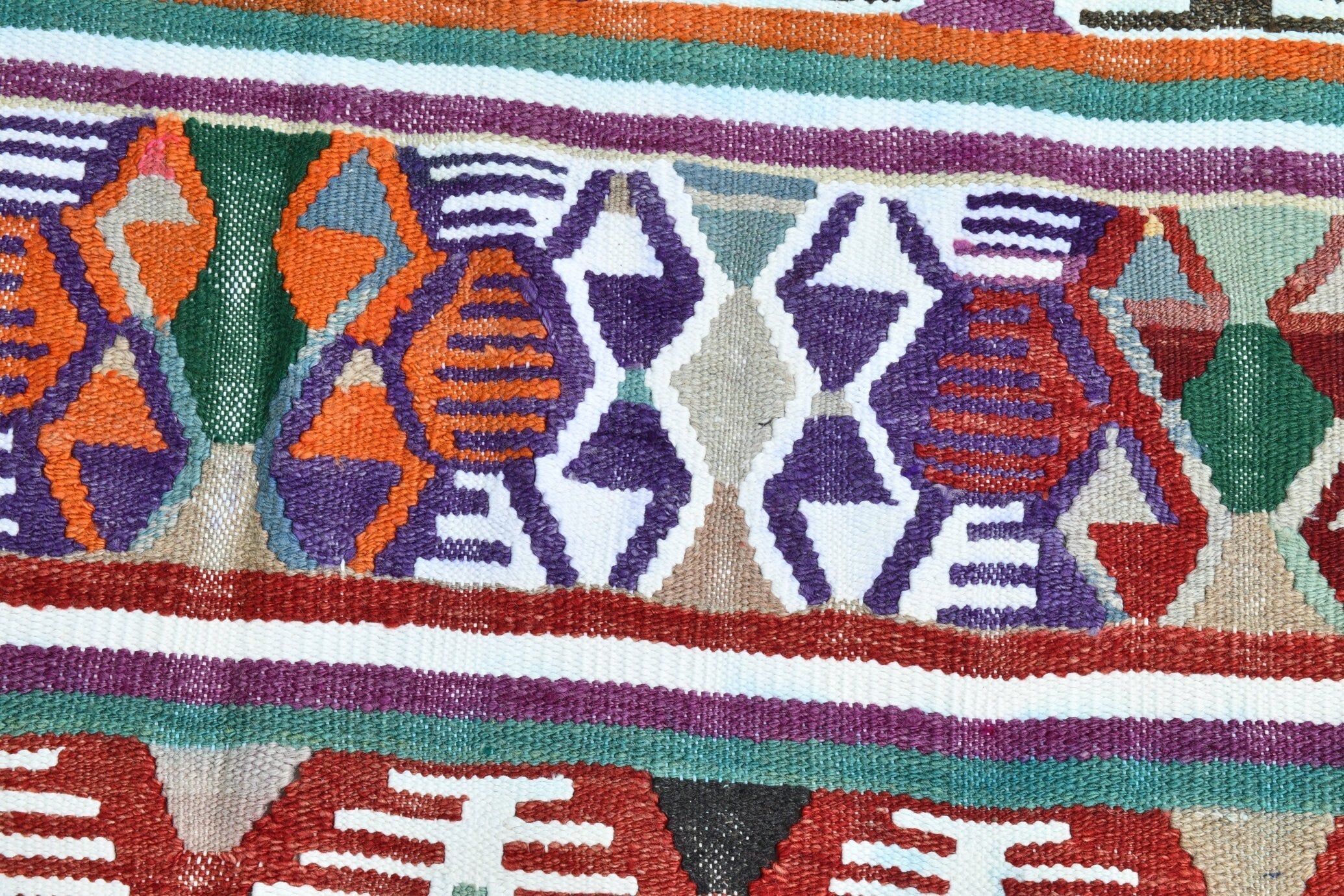Turkish Kilim Old Rug 4’4’’ x 7’5’’