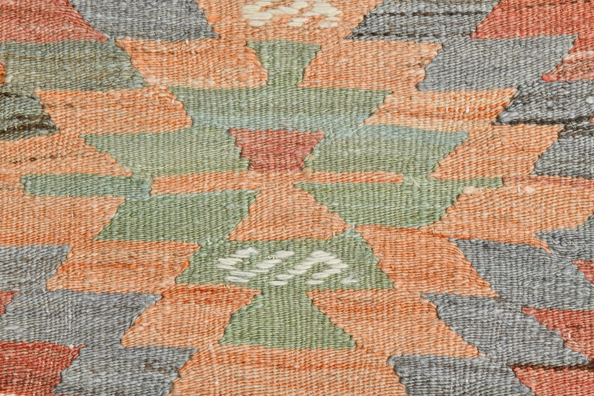 Turkish Kilim Old Rug 4’5’’ x 6’4’’