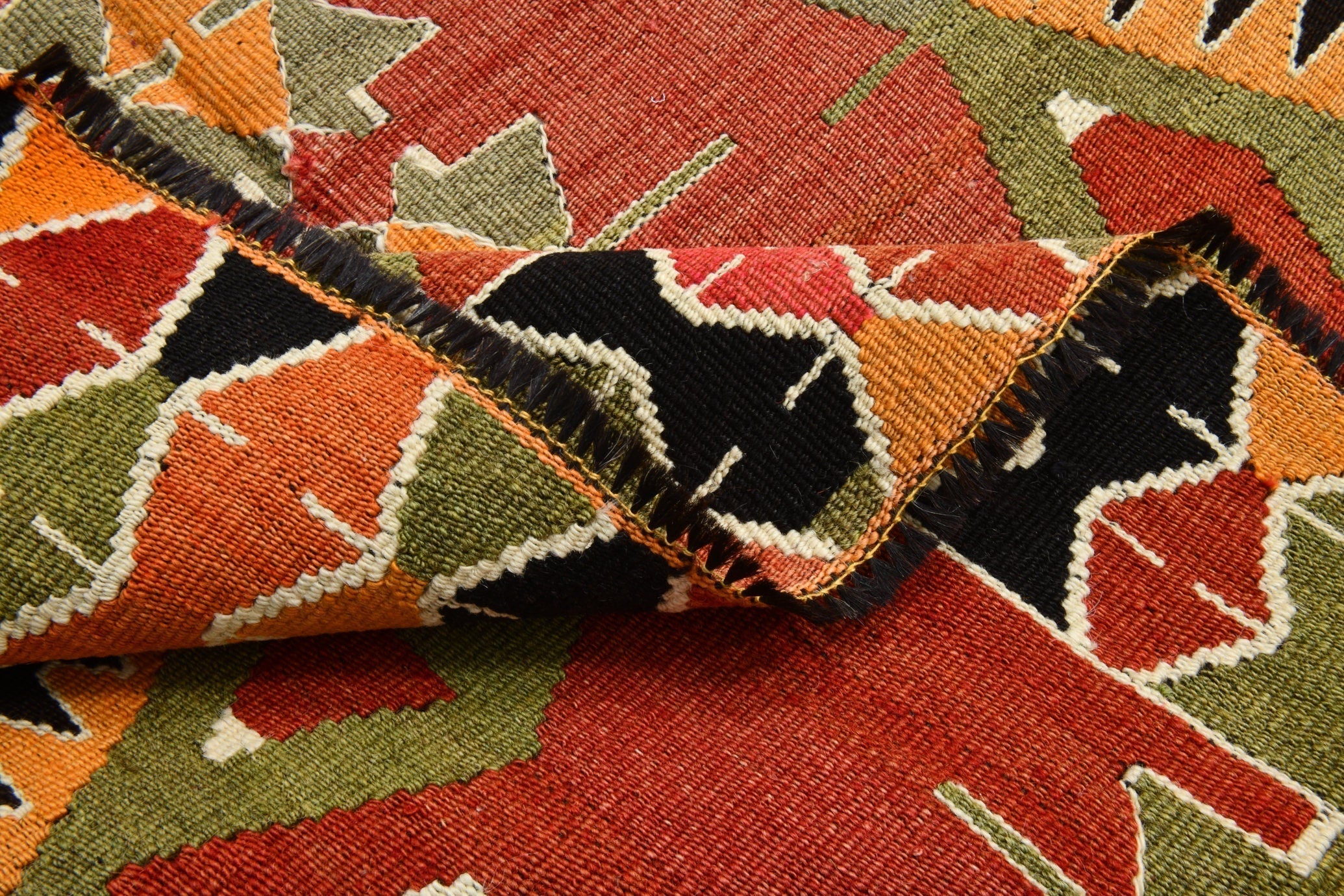 Turkish Kilim Old Rug 4’6’’ x 8’6’’