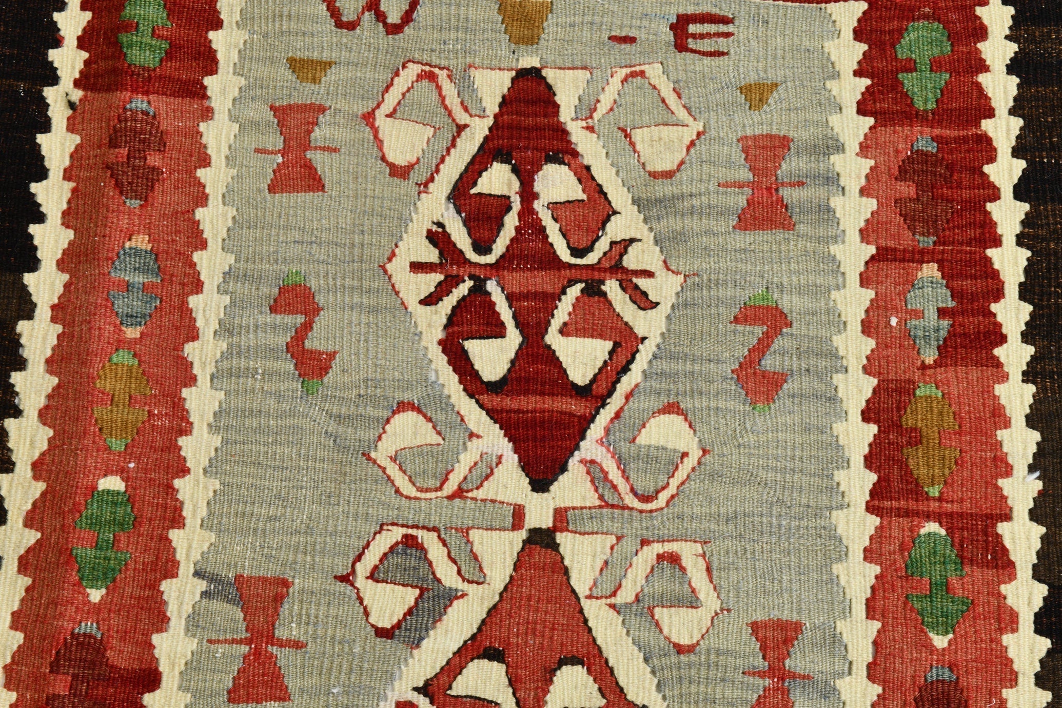 Turkish Kilim Old Rug 4’8’ x 3’3’