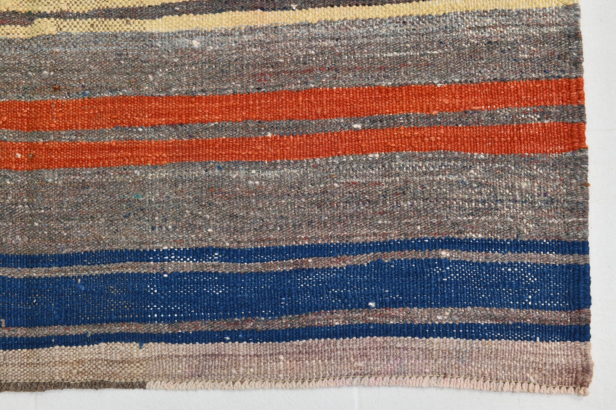 Turkish Kilim Old Rug 4’8’ x 9’4’