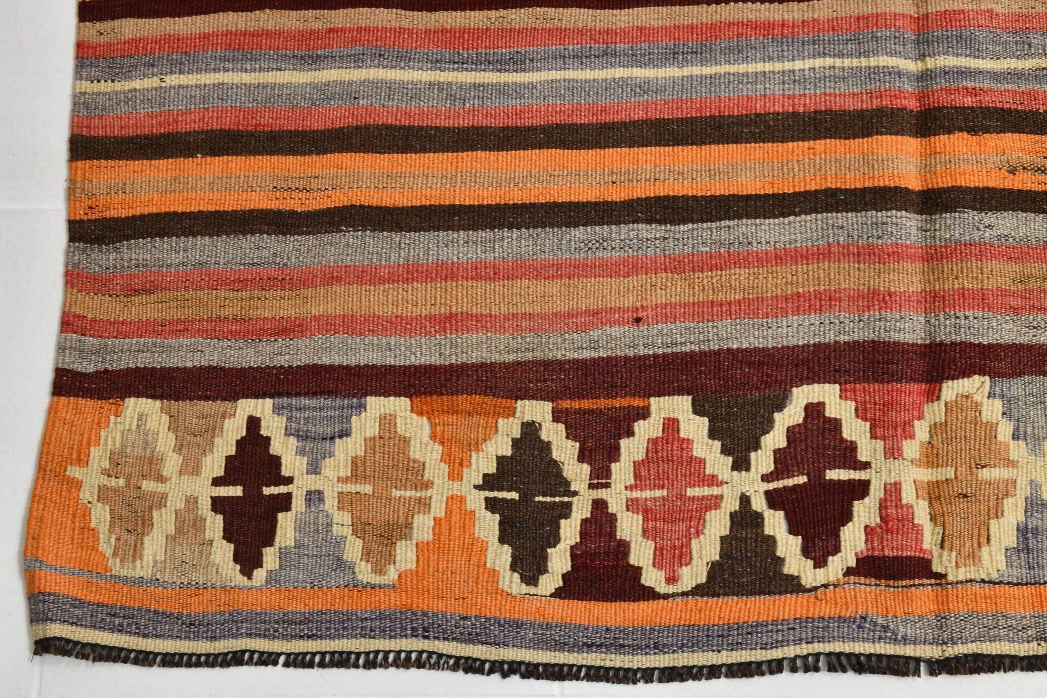 Turkish Kilim Old Rug 4’9’’ x 7’8’’