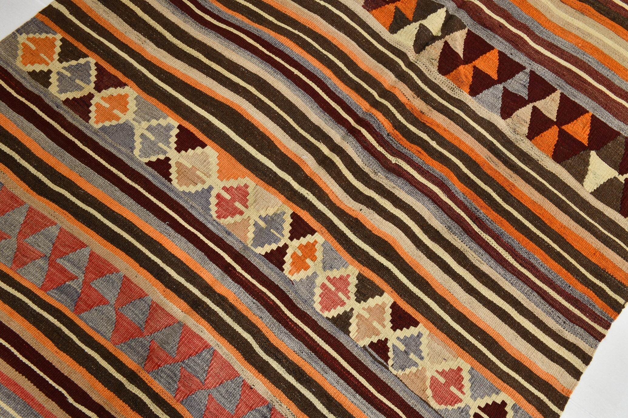 Turkish Kilim Old Rug 4’9’’ x 7’8’’