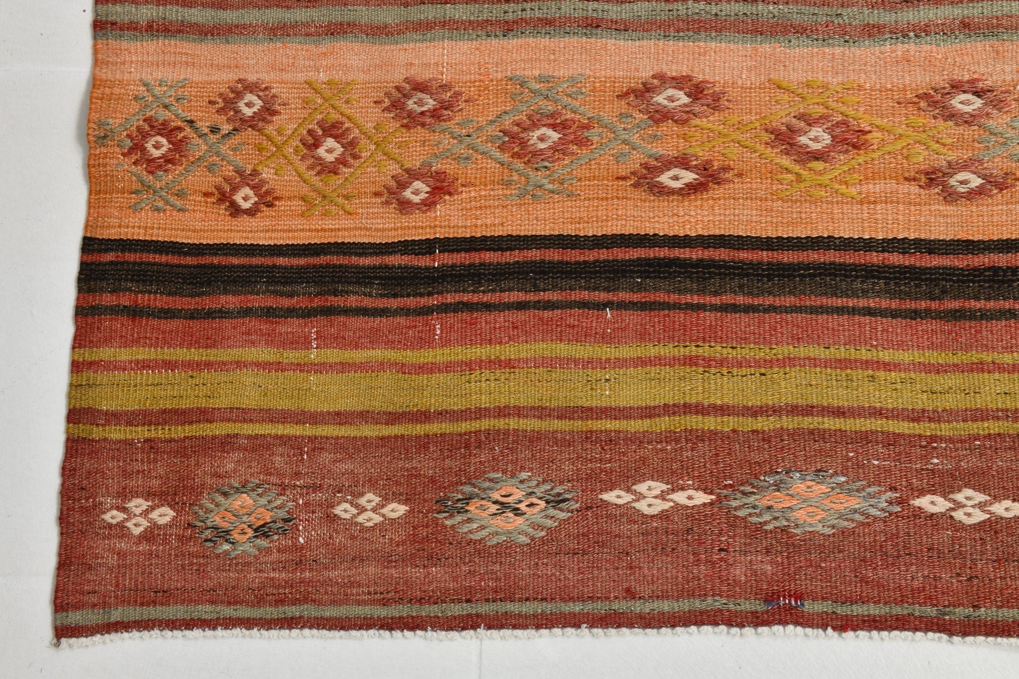 Turkish Kilim Old Rug 5’0’’ x 8’7’’