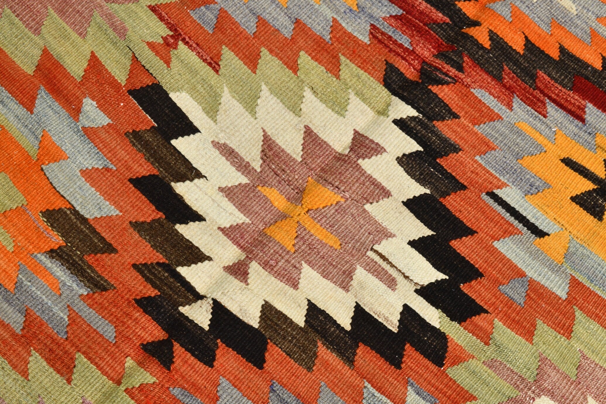 Turkish Kilim Old Rug 5’1’’ x 7’7’’
