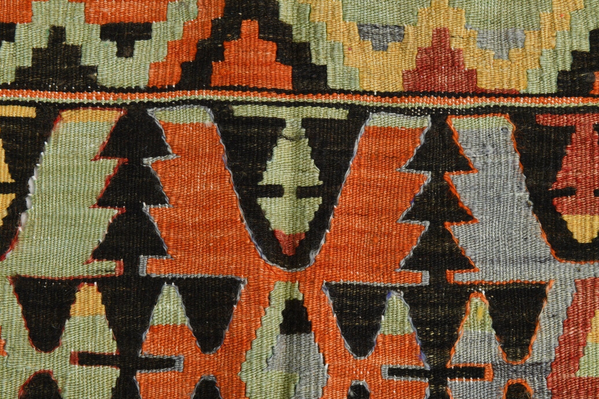 Turkish Kilim Old Rug 5’1’ x 8’1’