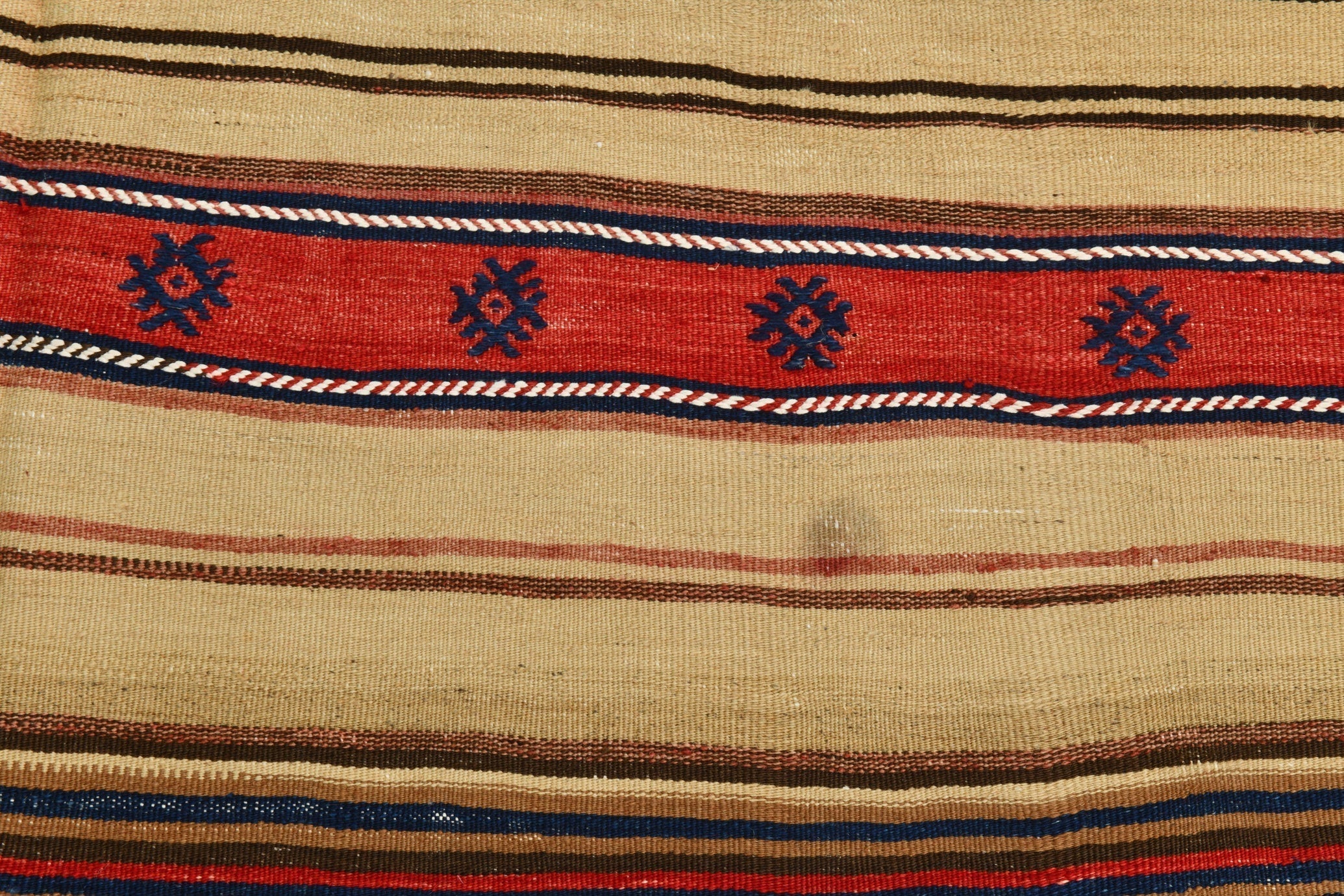 Turkish Kilim Old Rug 5’1’ x 8’4’