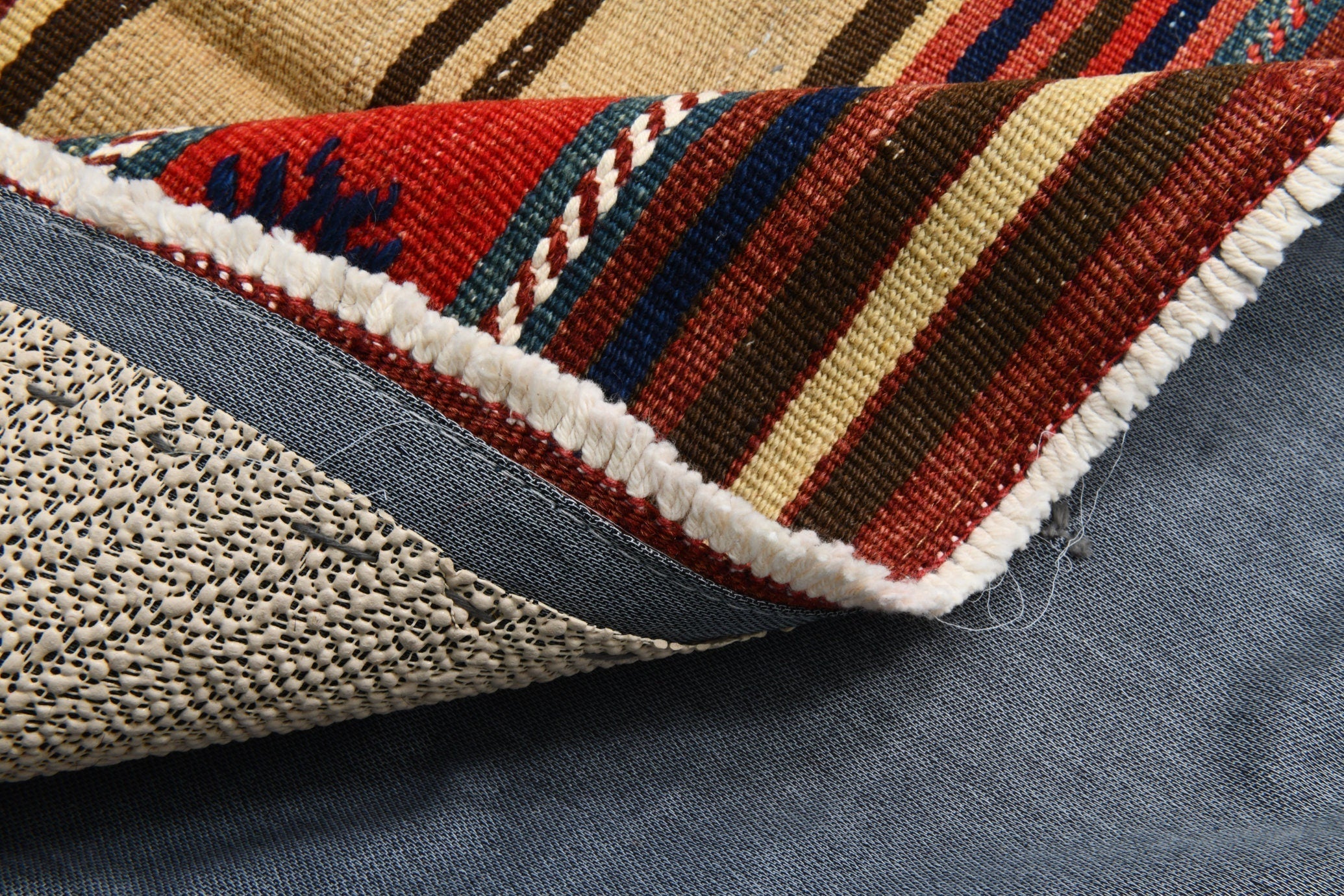 Turkish Kilim Old Rug 5’1’ x 8’4’