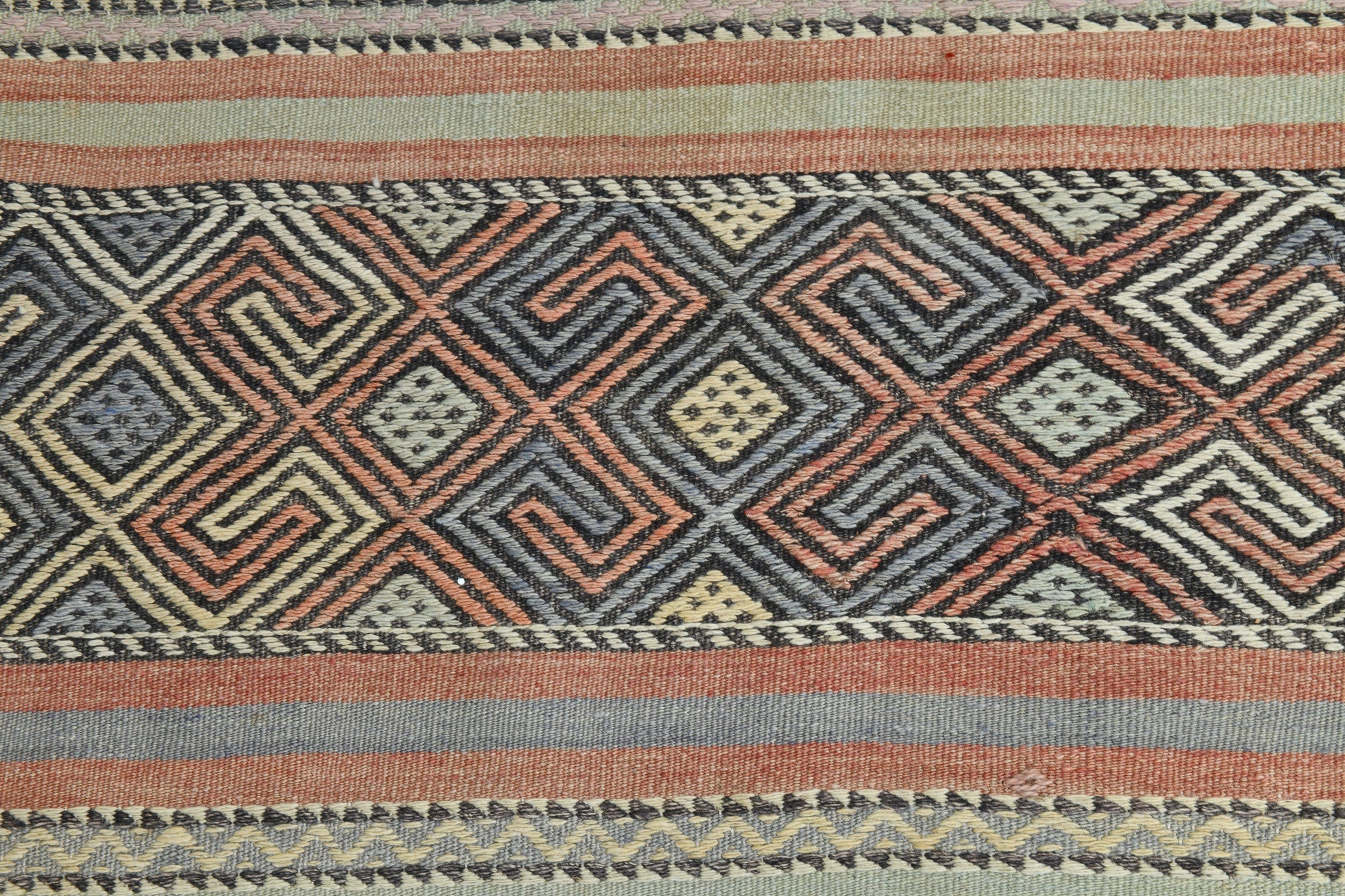 Turkish Kilim Old Rug 5’4’ x 8’11’