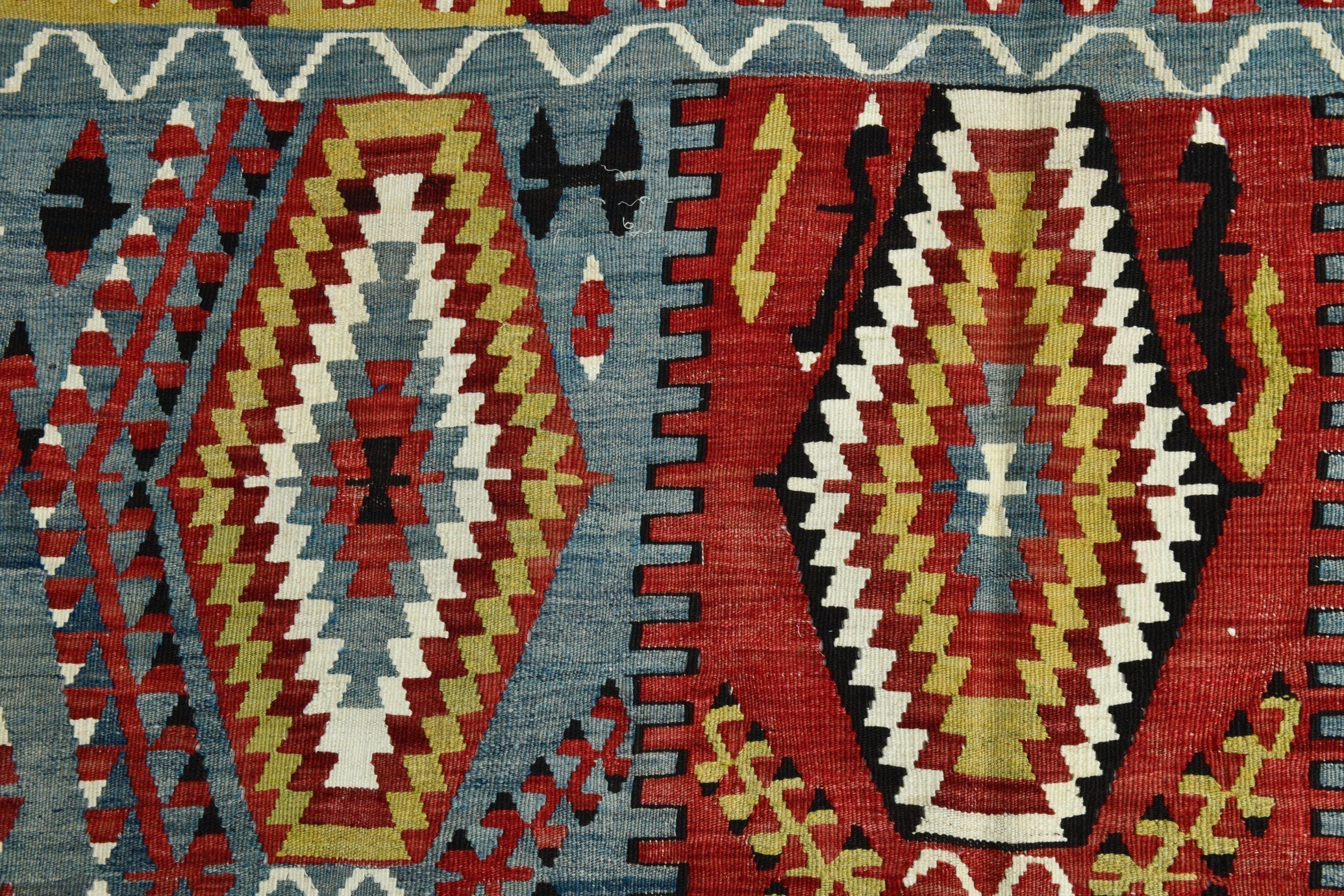 Turkish Kilim Old Rug 5’7’ x 8’10’