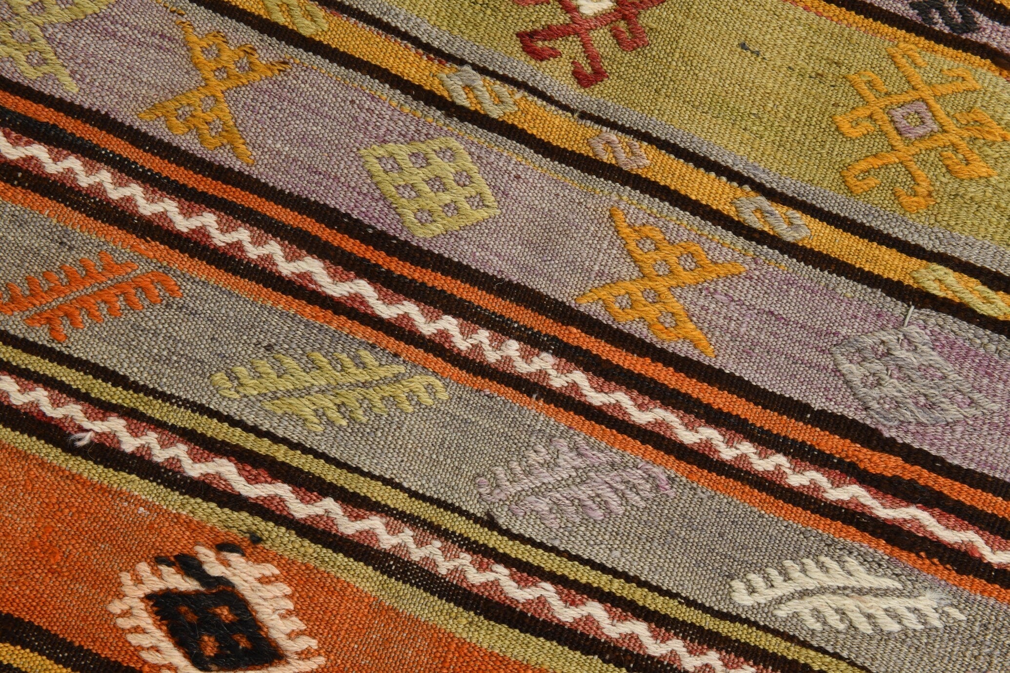 Turkish Kilim Old Rug 7’7’ x 5’9’