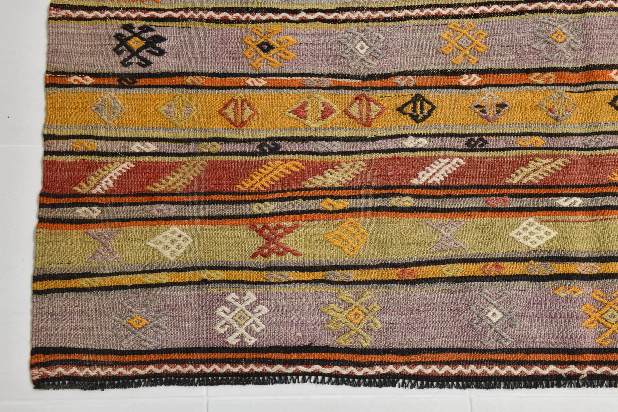 Turkish Kilim Old Rug 7’7’ x 5’9’