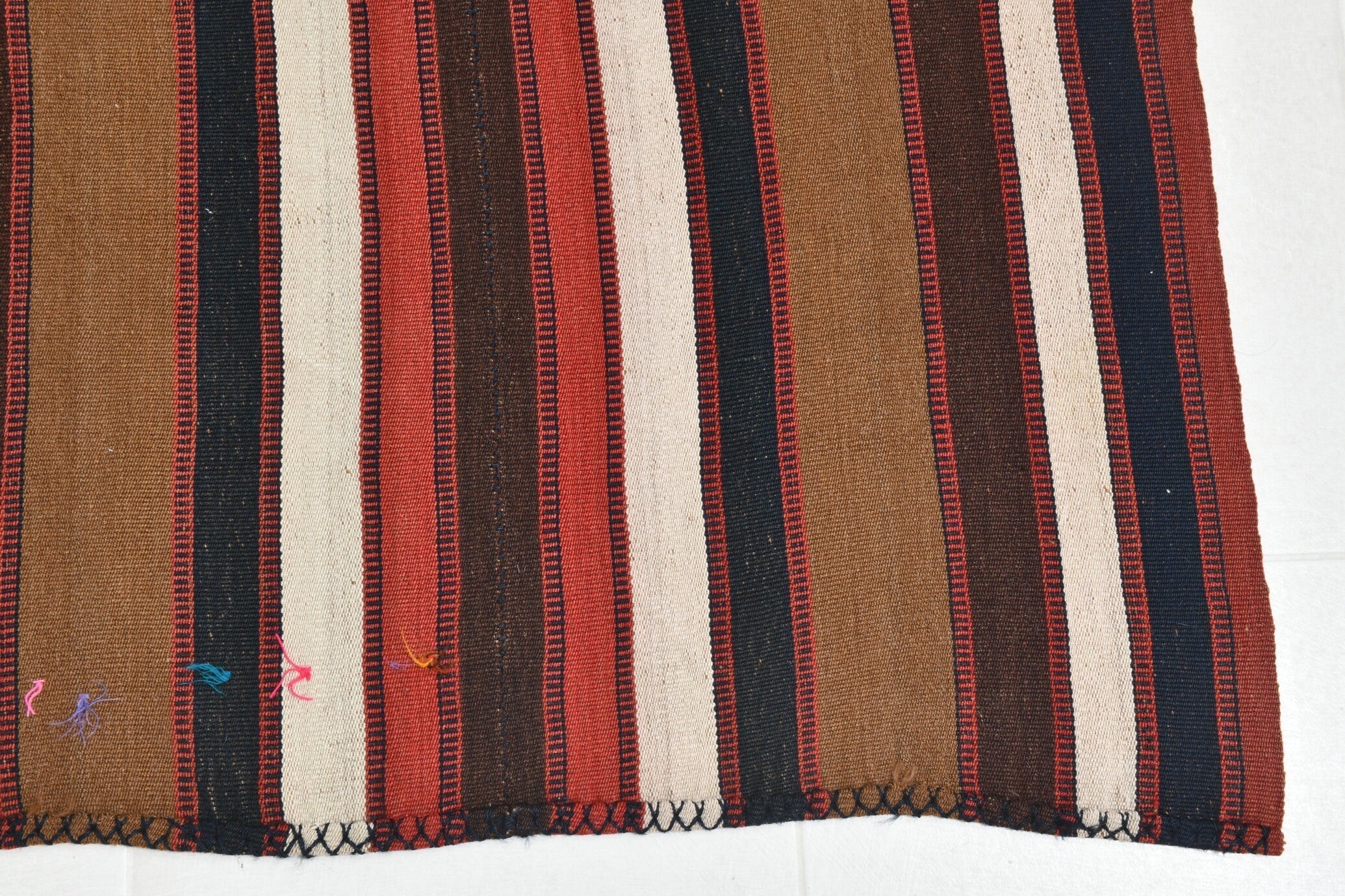 Turkish Kilim Old Rug 8’7’ x 6’4’