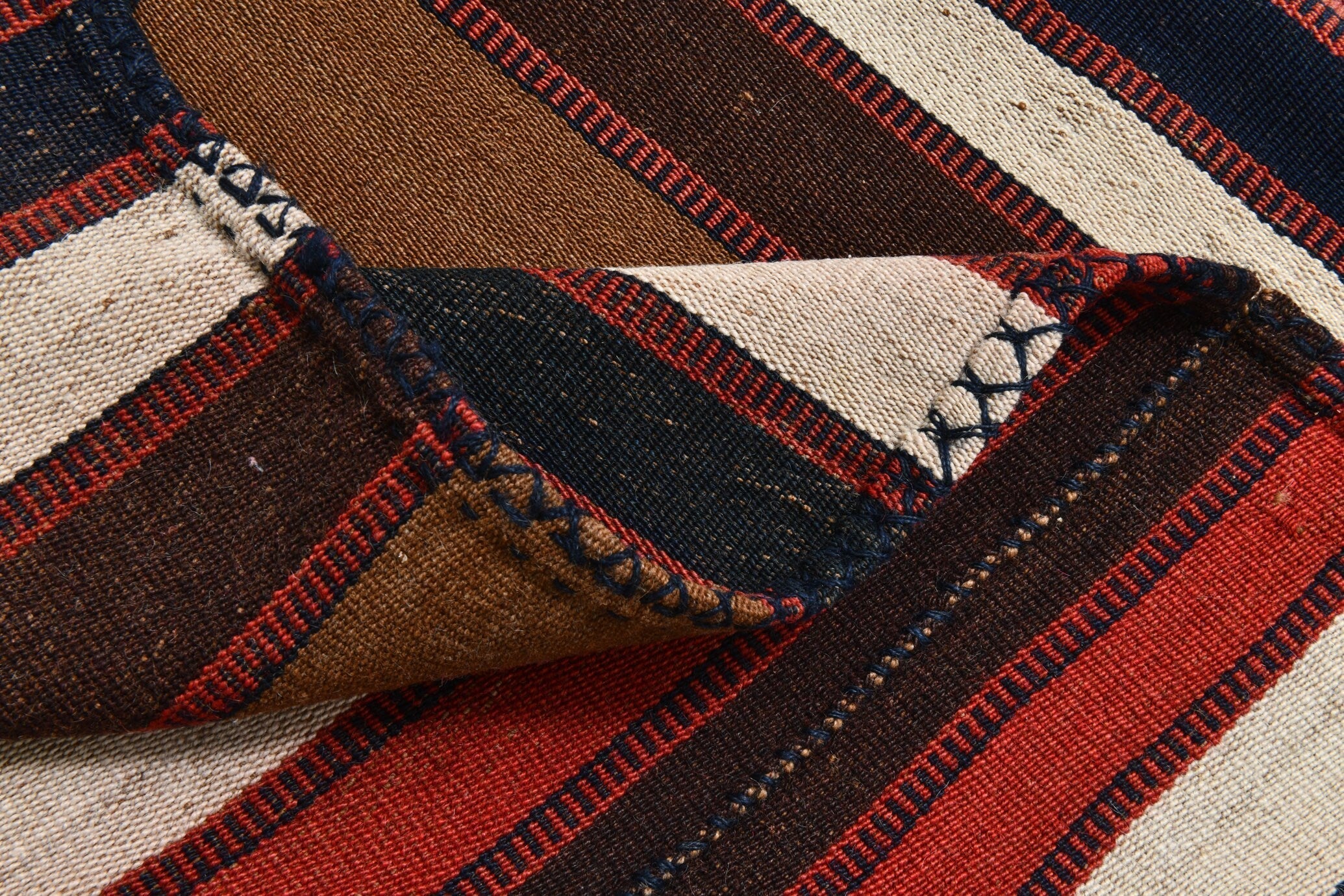 Turkish Kilim Old Rug 8’7’ x 6’4’