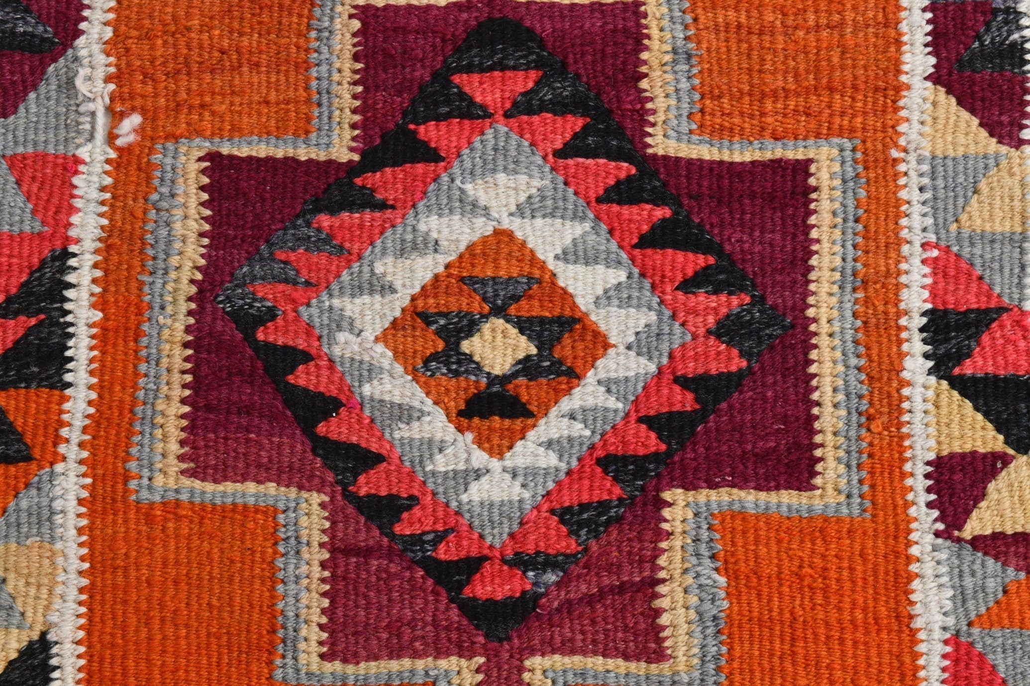 Turkish Kilim Old Rug 8’8’ x 2’9’