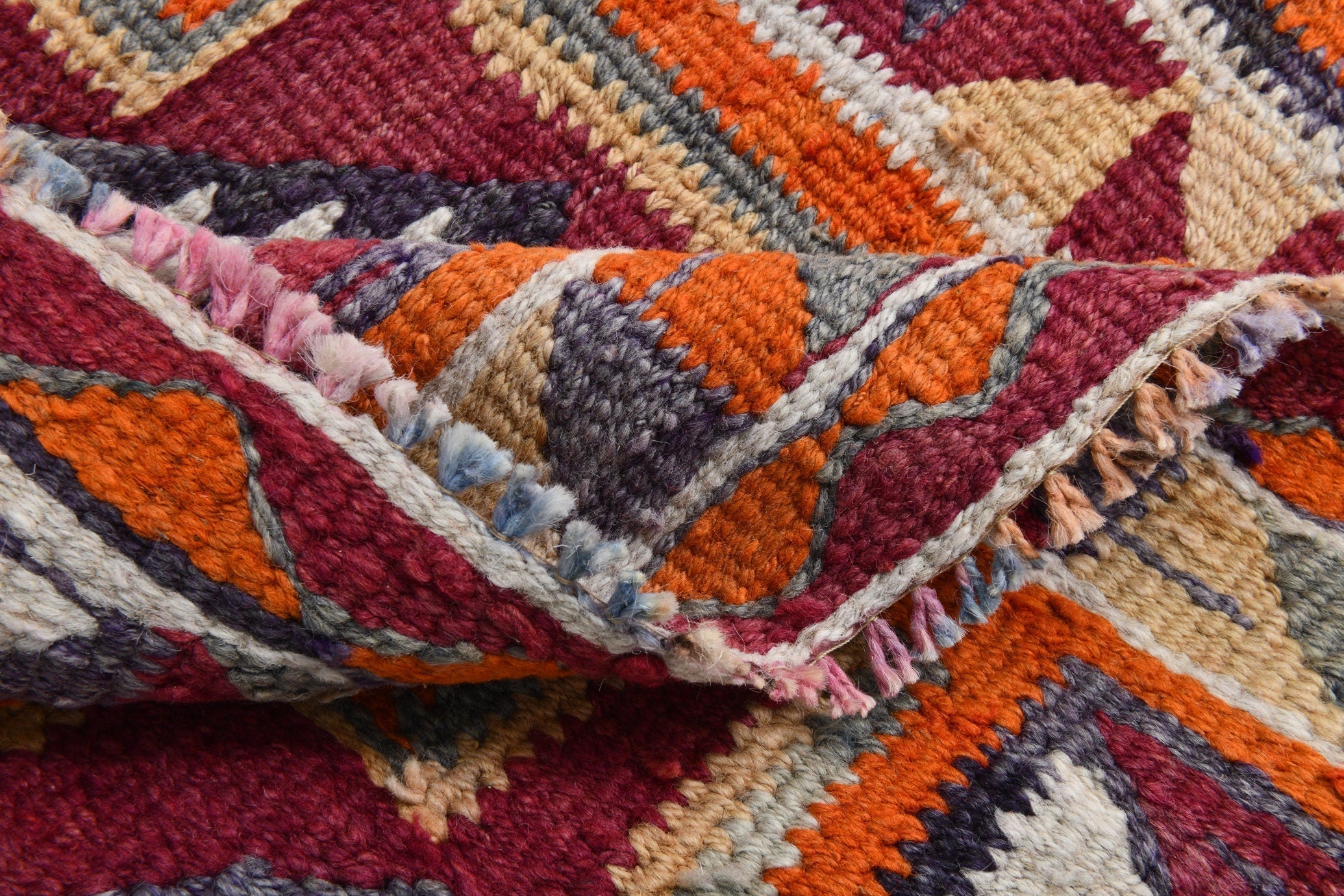 Turkish Kilim Old Rug 8’8’ x 2’9’