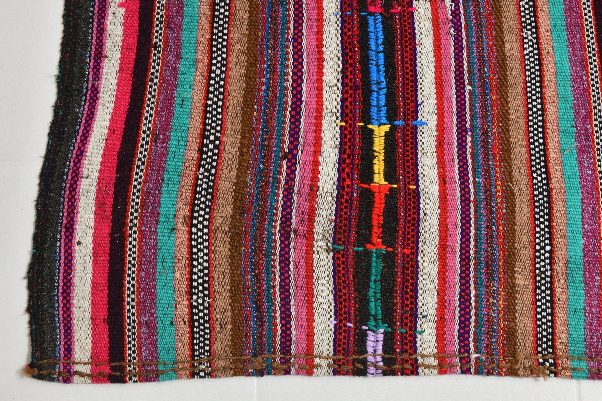 Turkish Kilim Old Rug 8’9’ x 5’9’