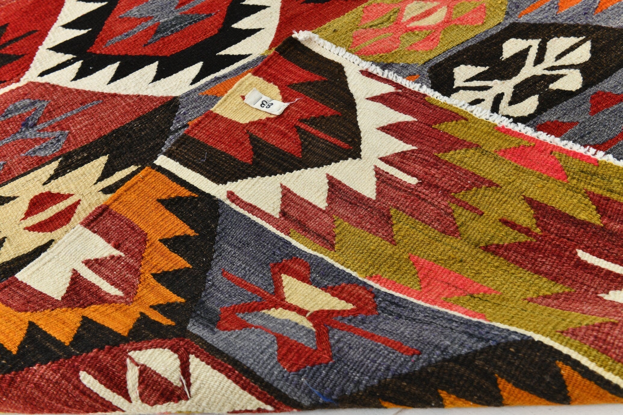 Turkish Kilim Old Rug 9’0’’ x 6’0’’
