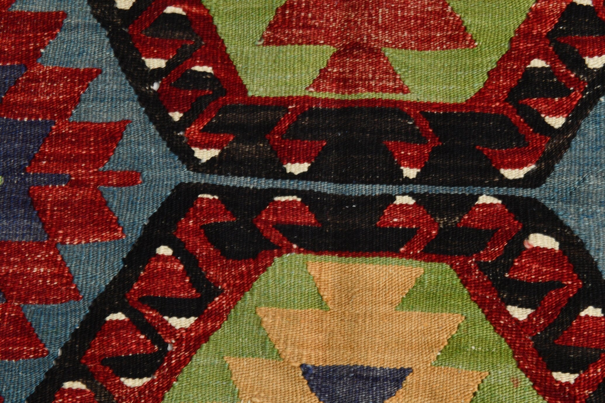 Turkish Kilim Old Rug 9’1’’ x 6’2’’